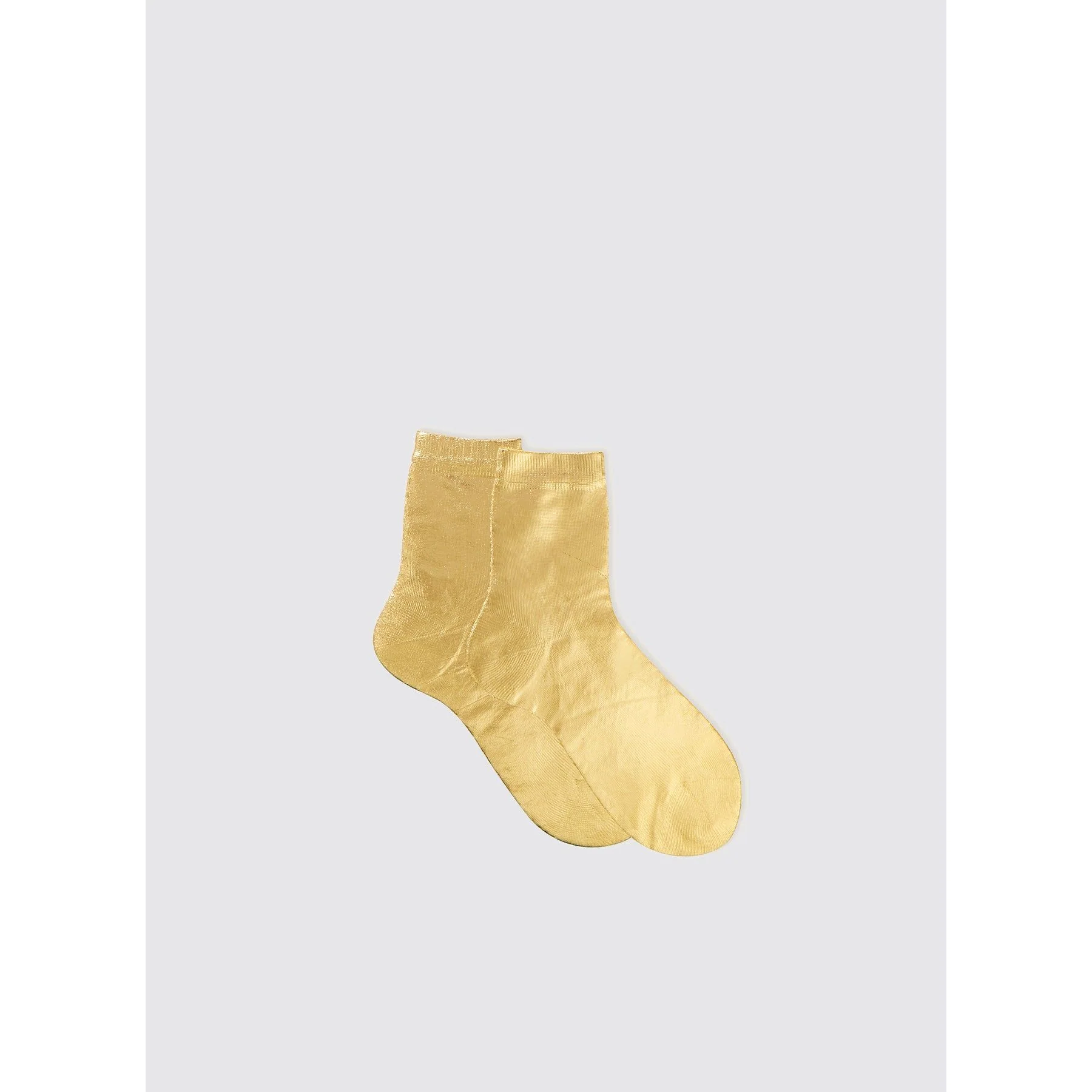 Laminated One Socks Gold