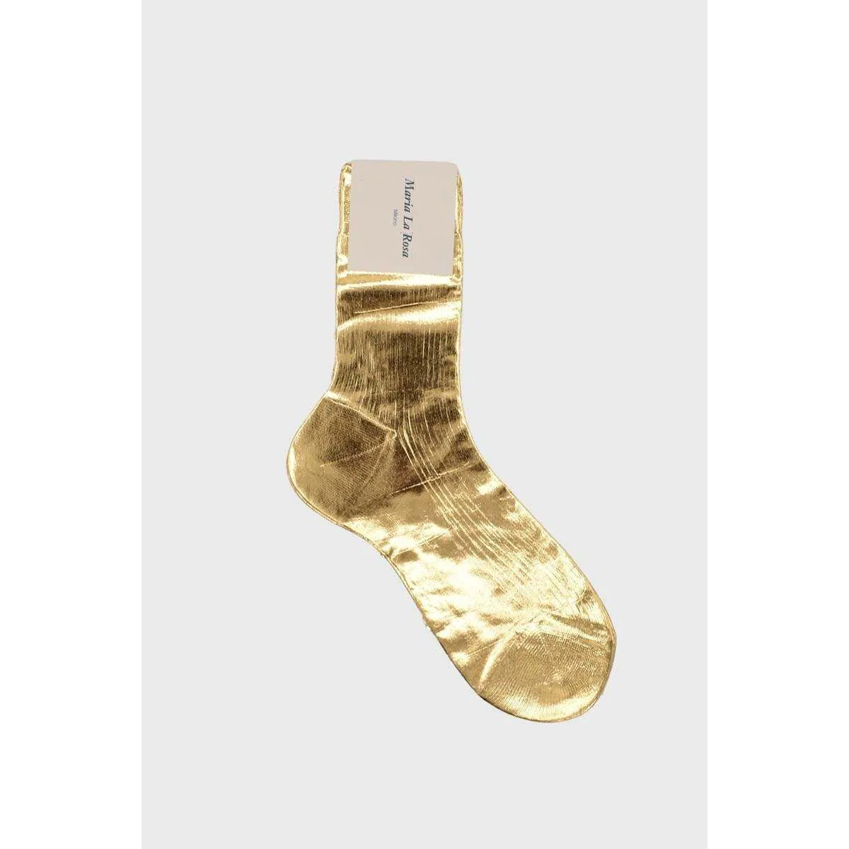 Laminated One Socks Gold