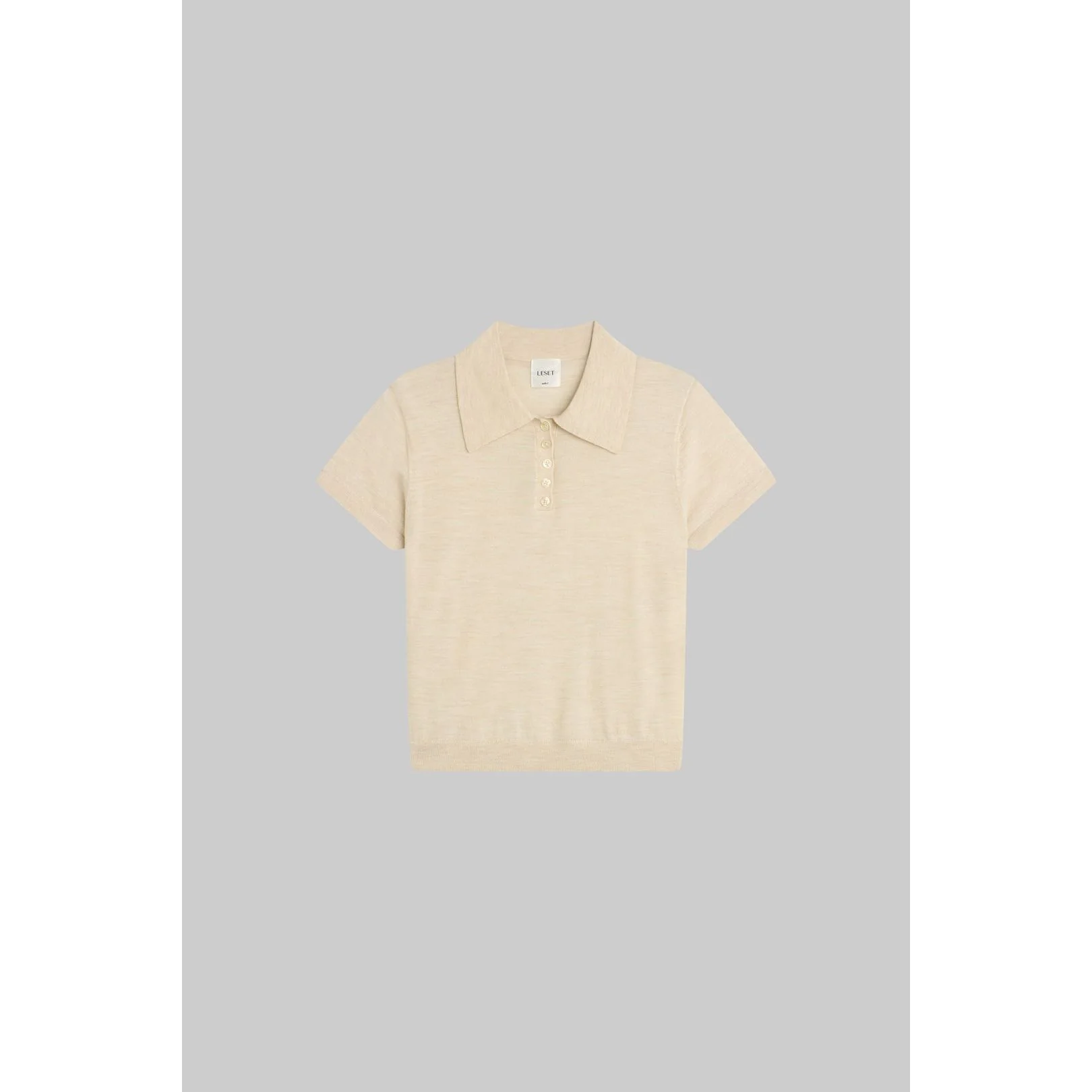 James Short Sleeve Polo Oat