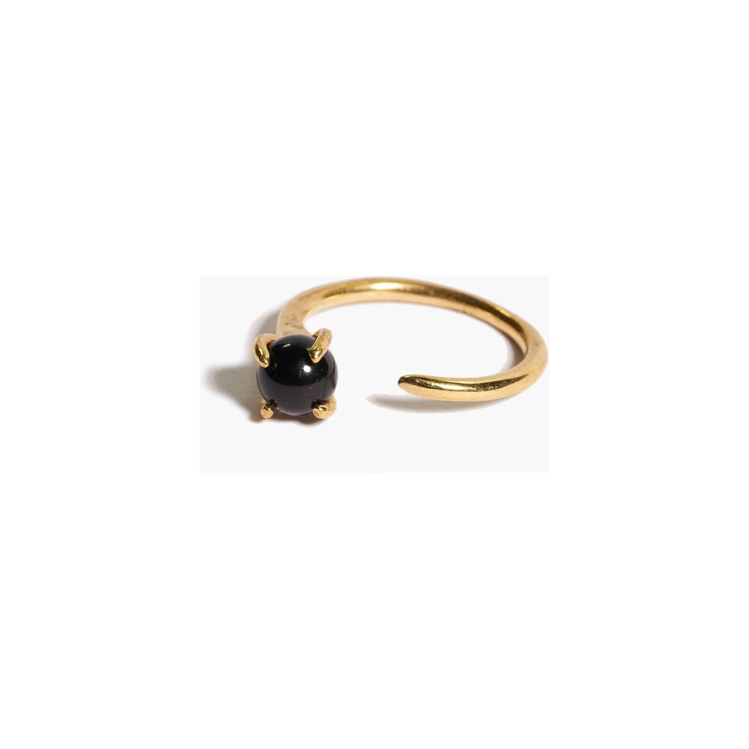 Klint Ring in Brass with Black Onyx