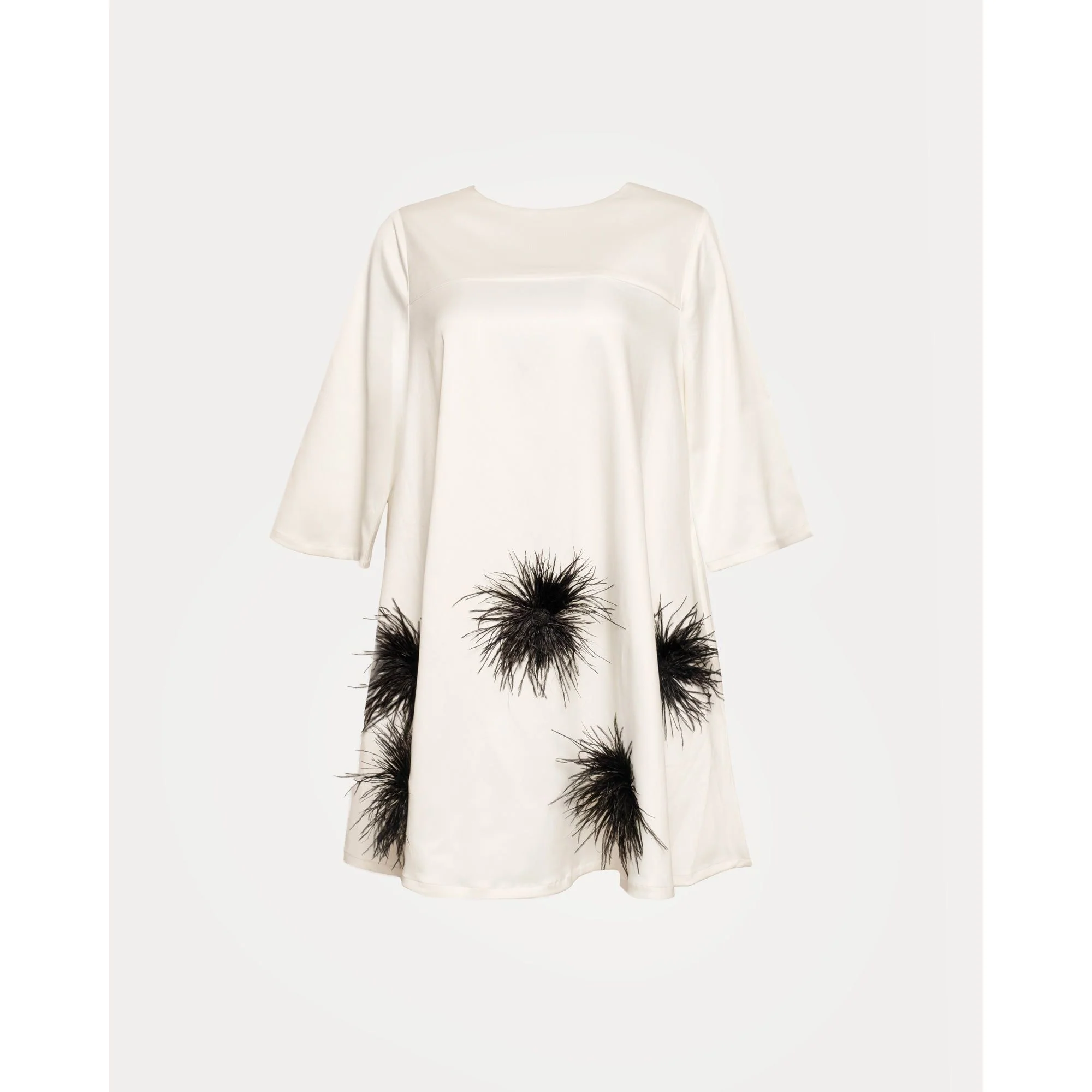Edie Feather Mini Dress