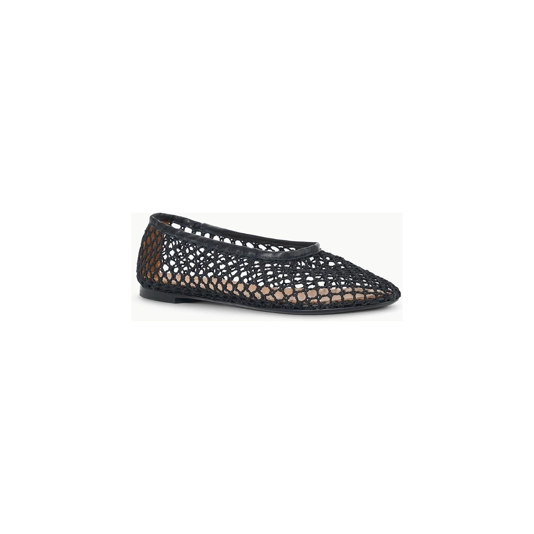 Alba Ballet Flat Black Netting