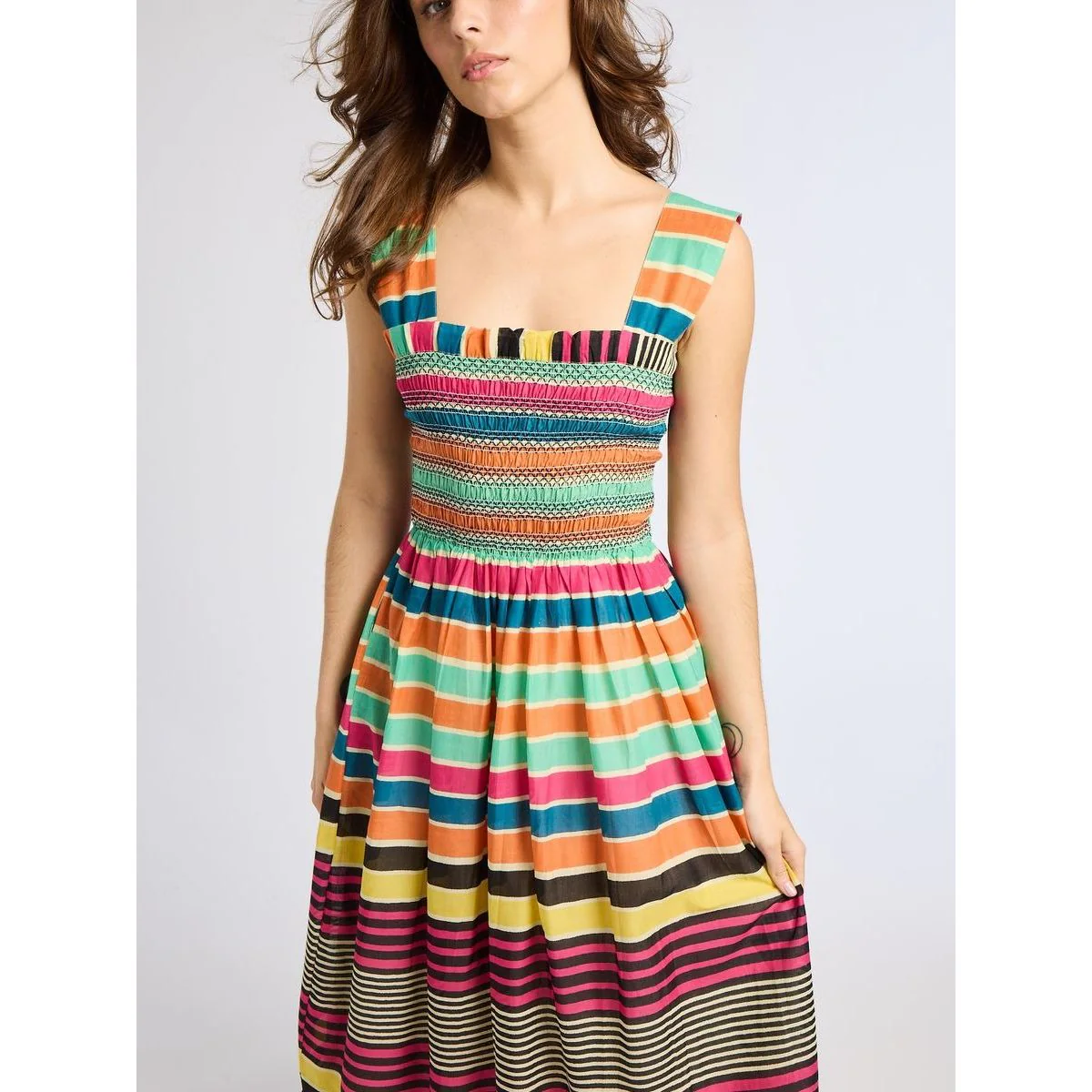 Garden Dress Ibiza Stripe