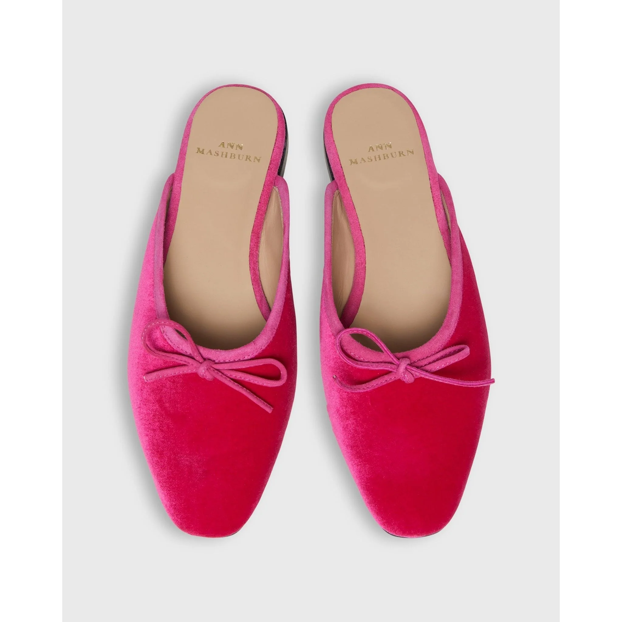 Joy Mule in Pink Velvet