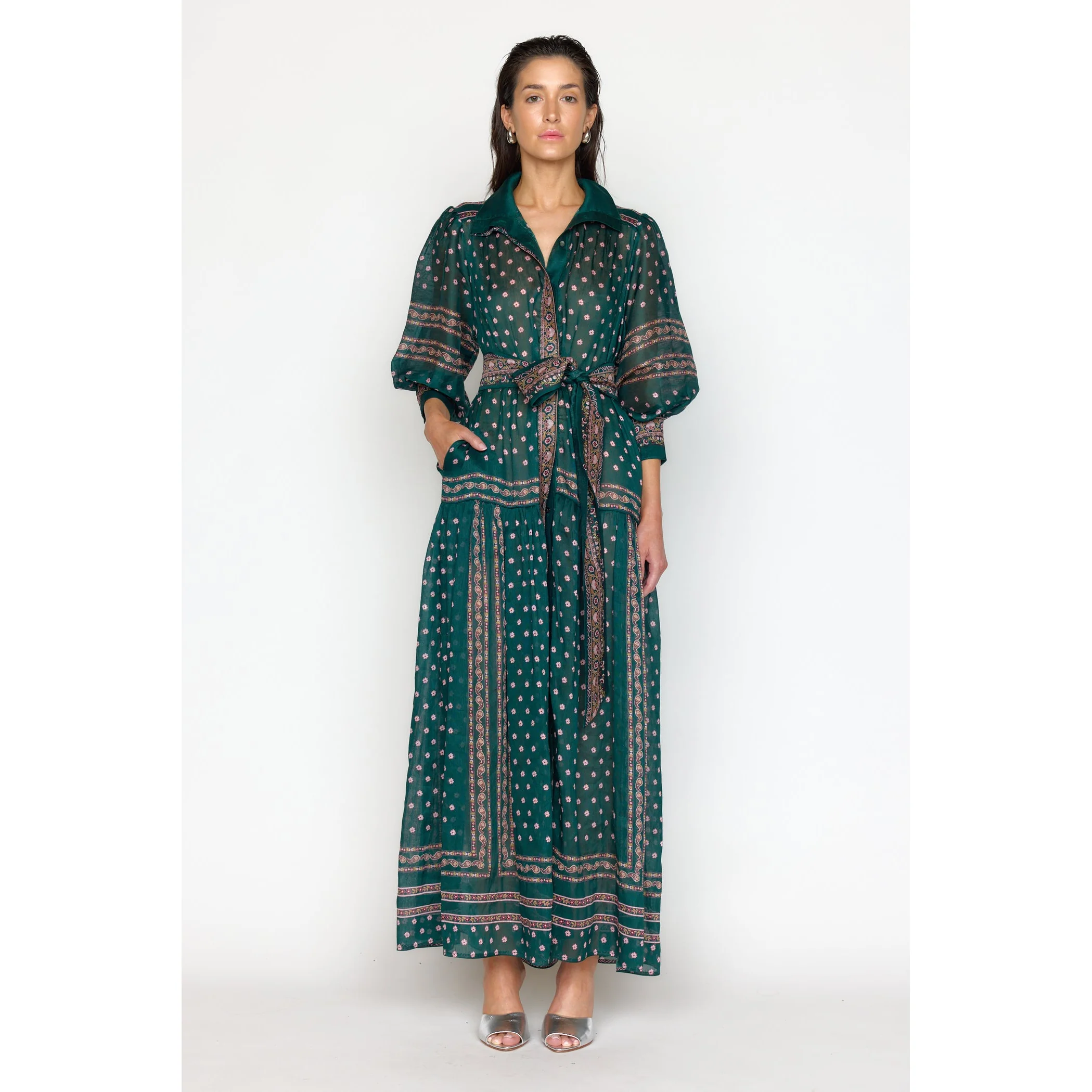 Gail Dress Jade Tile