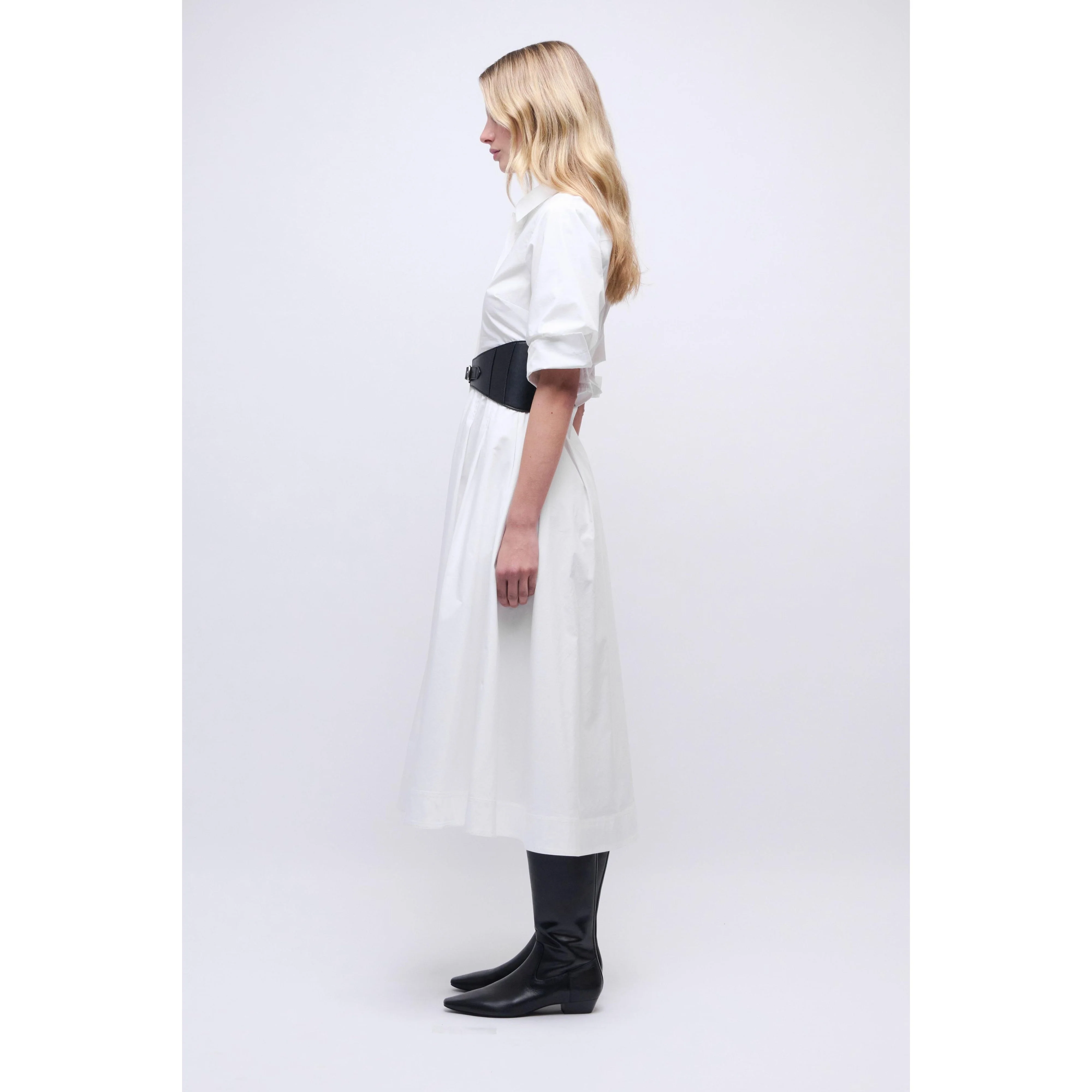Olson Belted Midi Dress