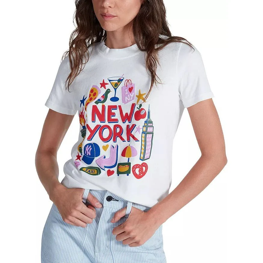 New York Graphic Tee White