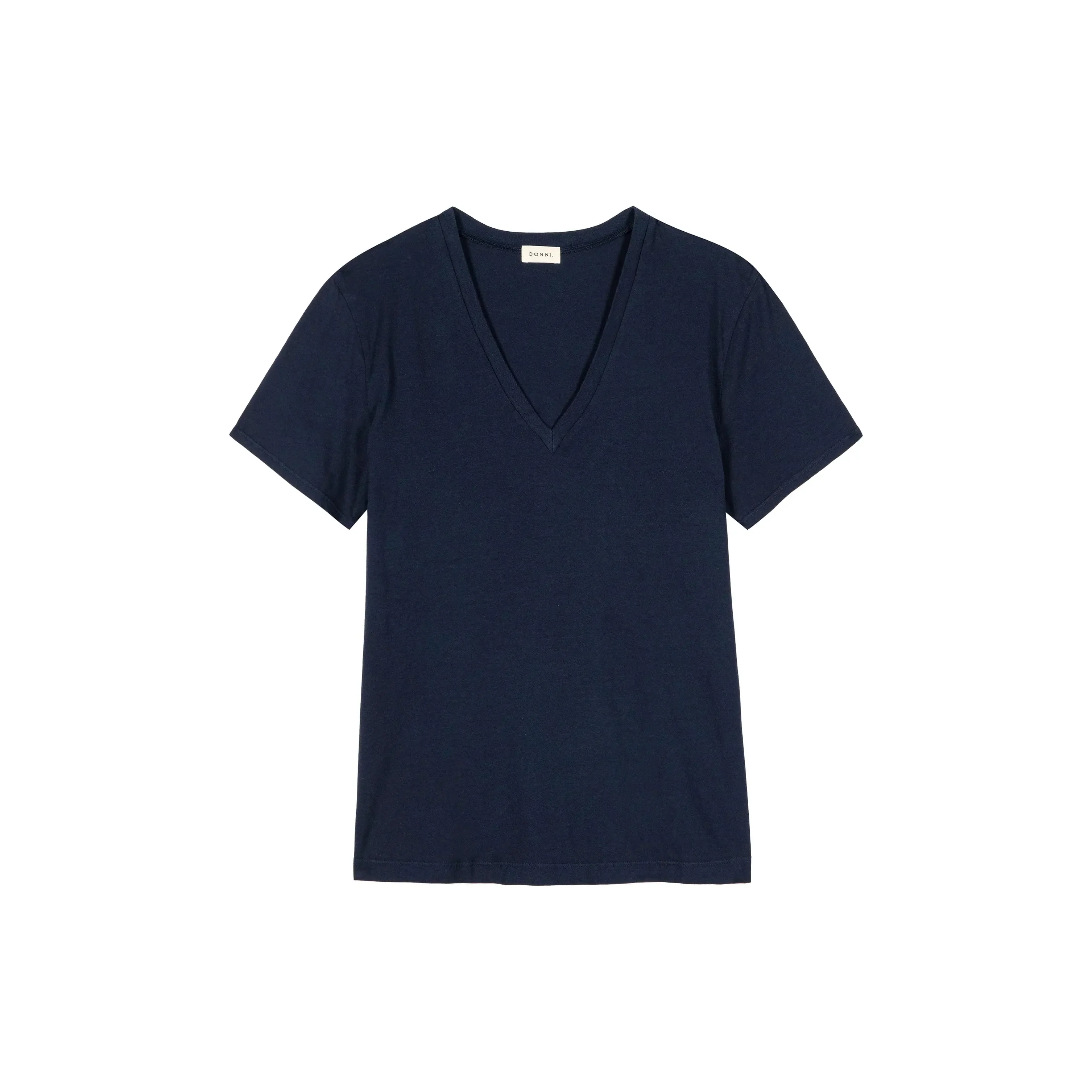 The Jersey Relaxed V-Neck Navy