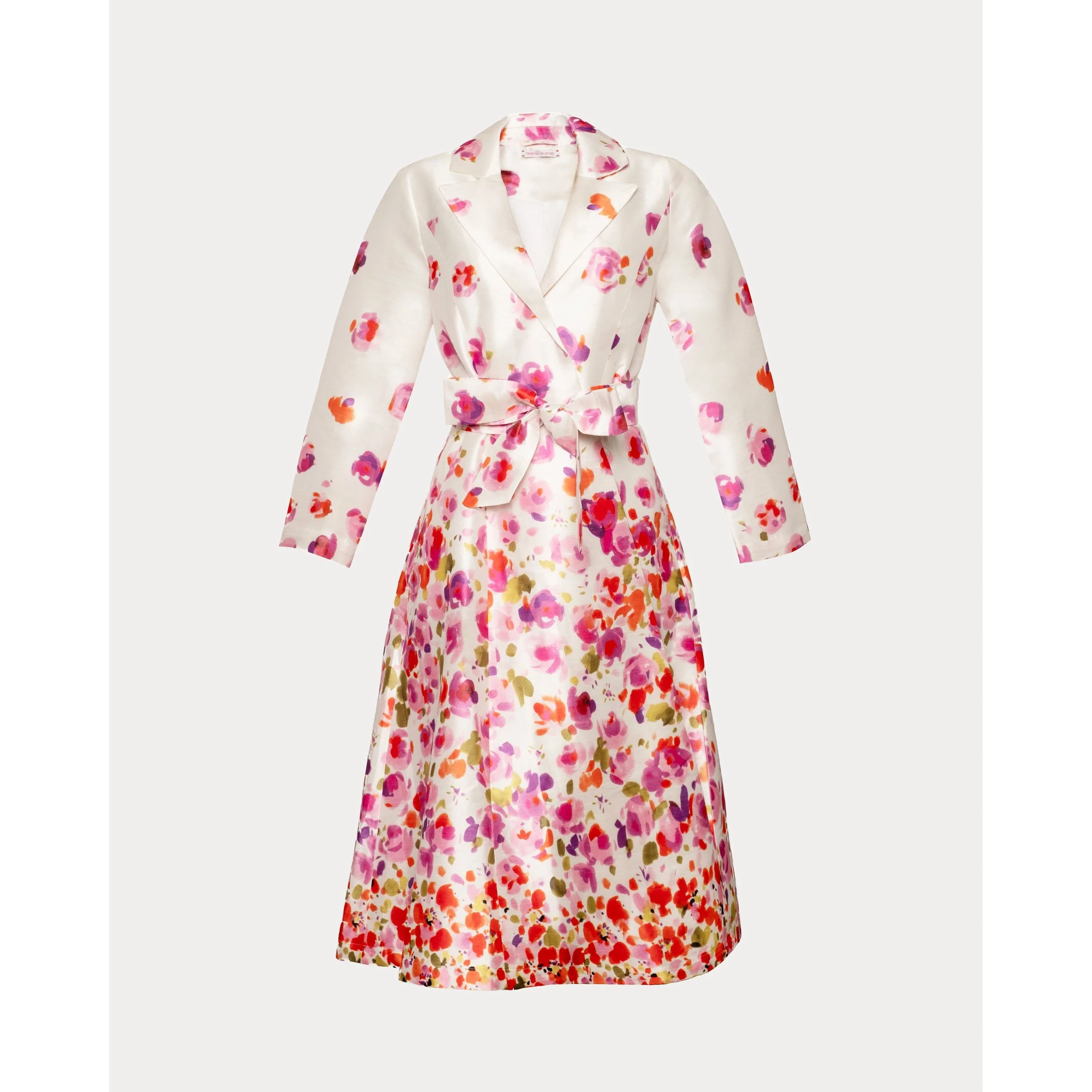 Lucille Wrap Dress Pocket Full of Posies Oyster/Pink