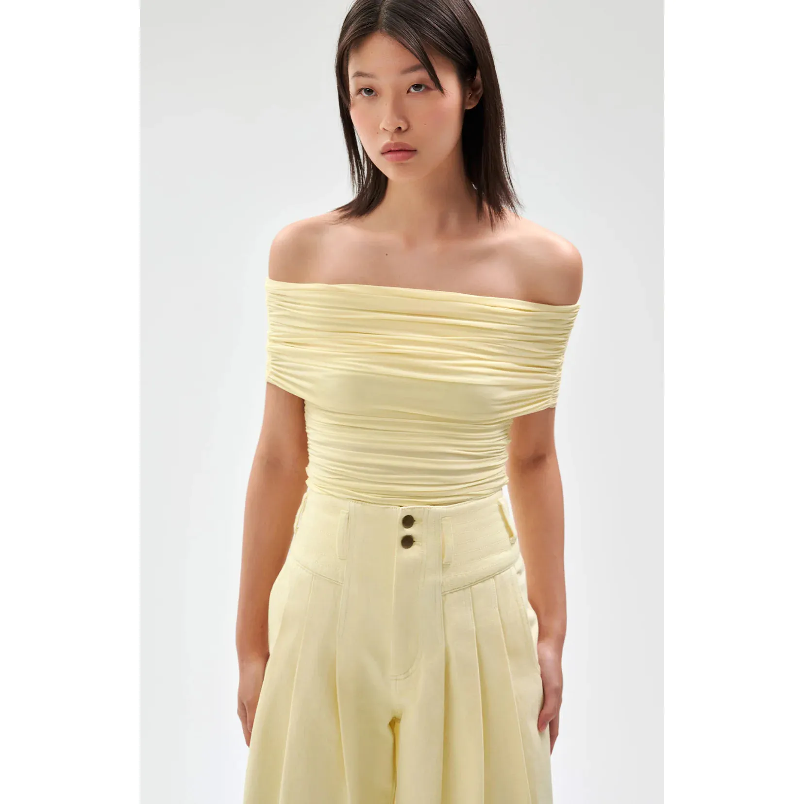 Blanchet Top Pastel Yellow