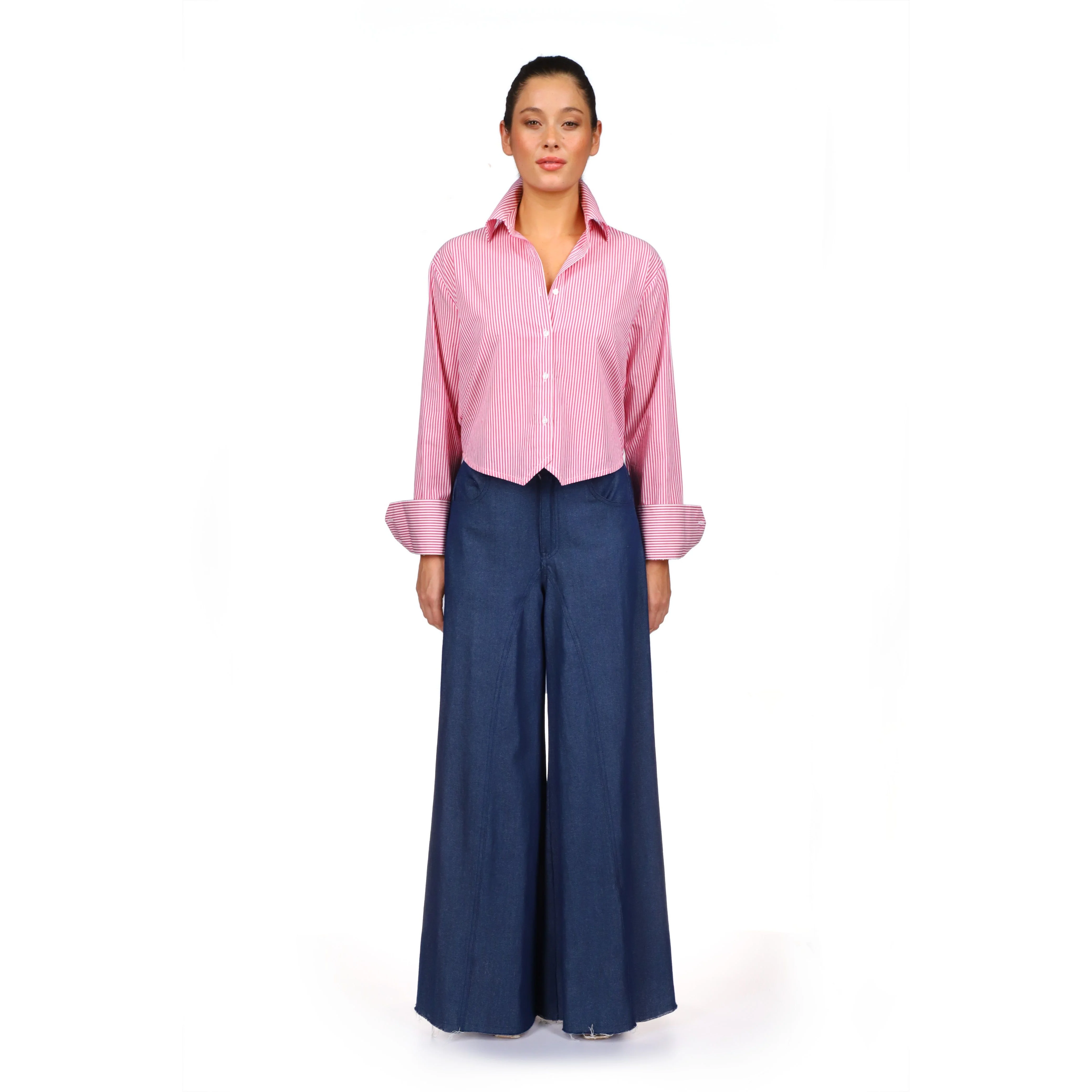 Charlotte Candy Stripes Shirt Red