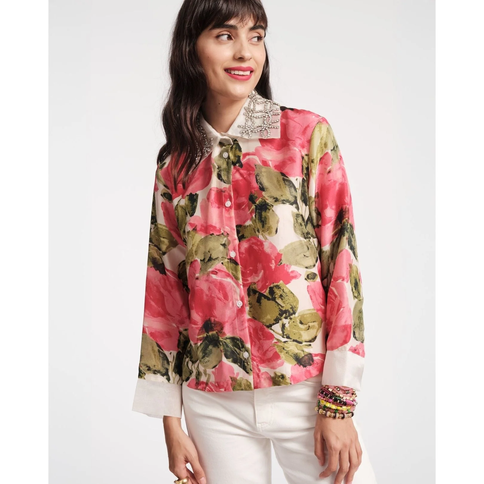 Gloria Top Pretty Peonies