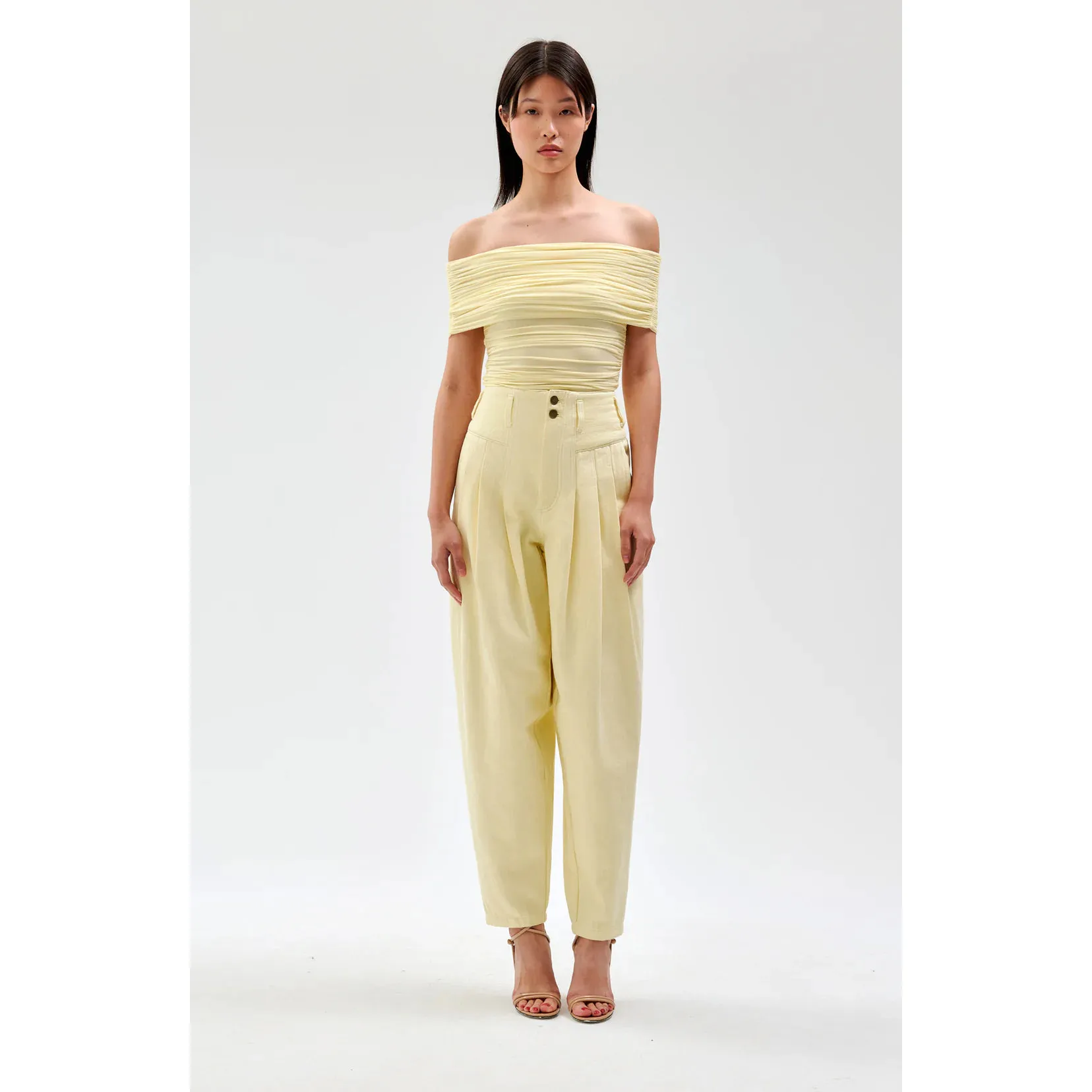 Blanchet Top Pastel Yellow