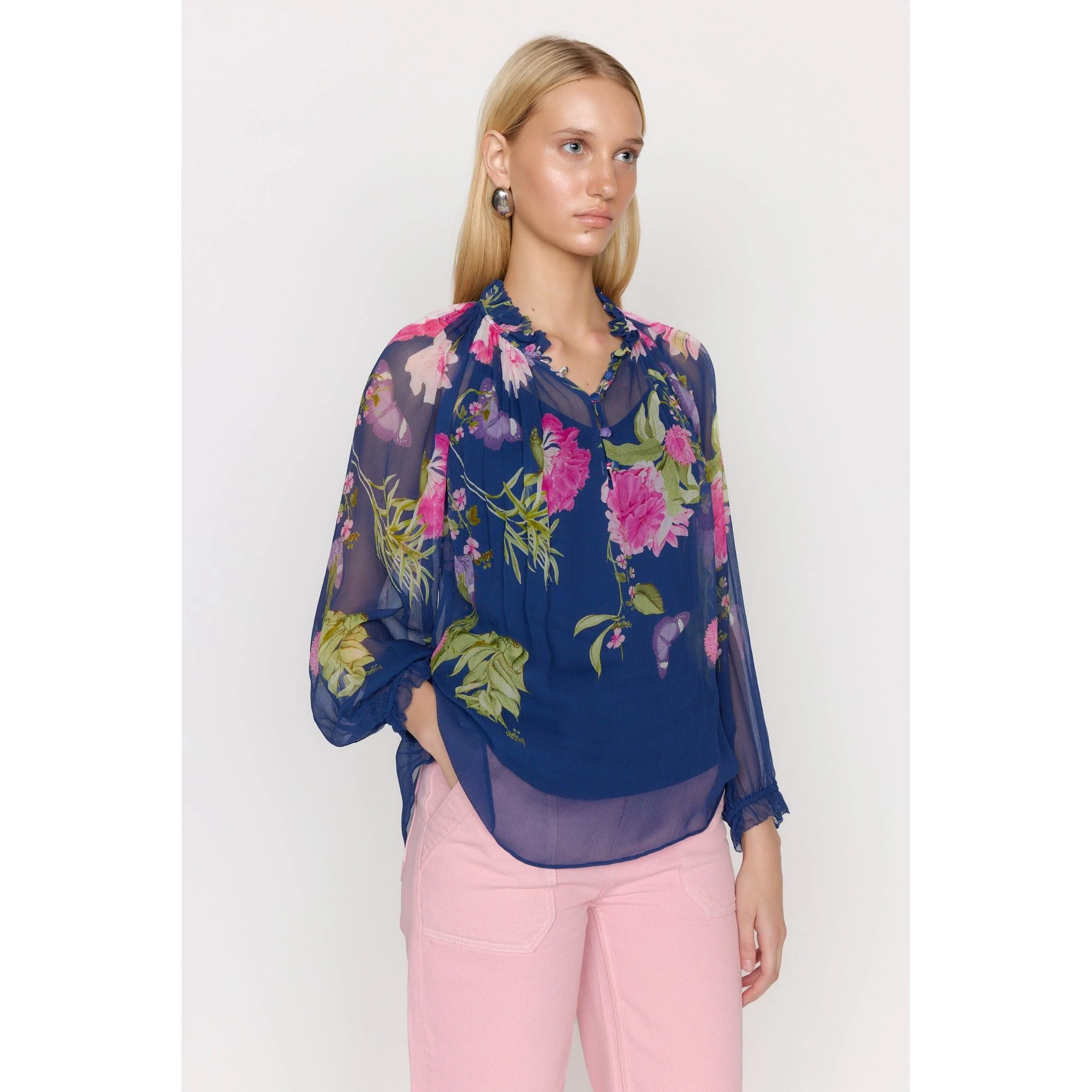 Karla Blouse Monarch Navy