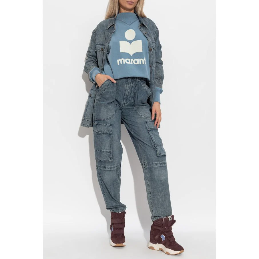 Nayla Pants Faded Blue