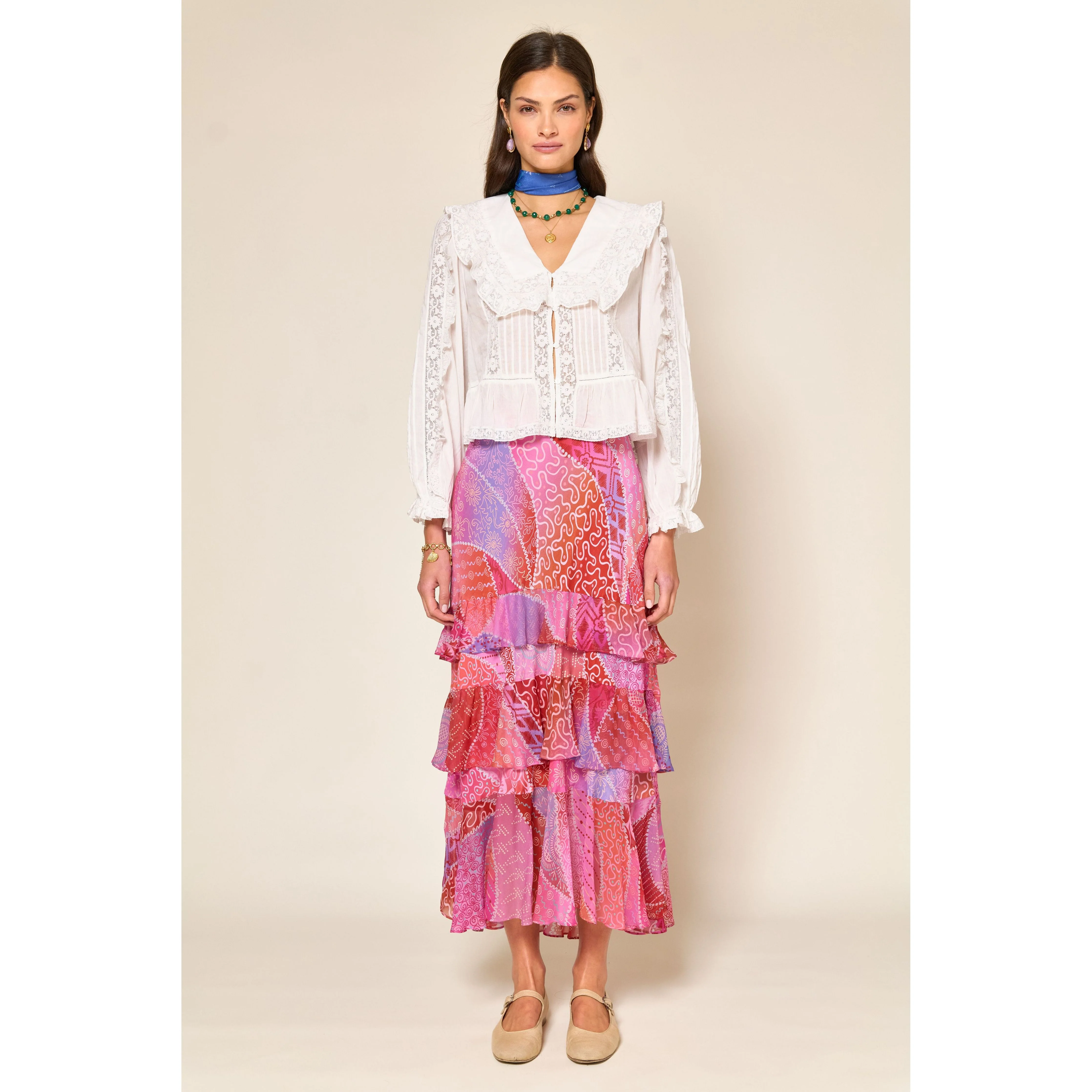 Preslee Skirt Ibiza Night Sunset