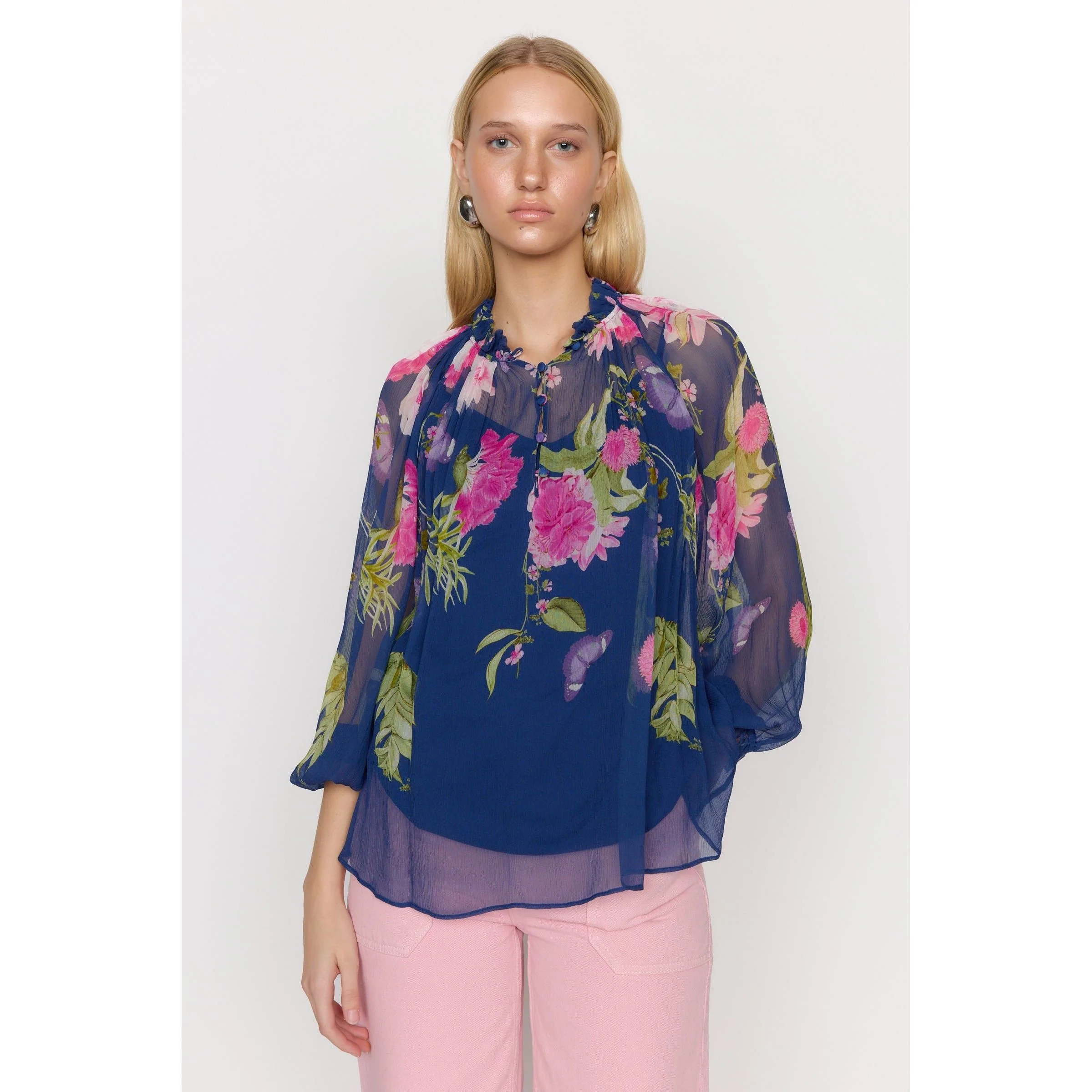 Karla Blouse Monarch Navy
