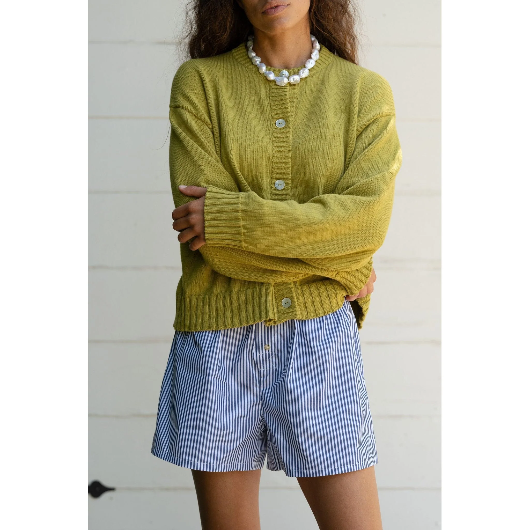 The Pop Boxer Navy Stripe