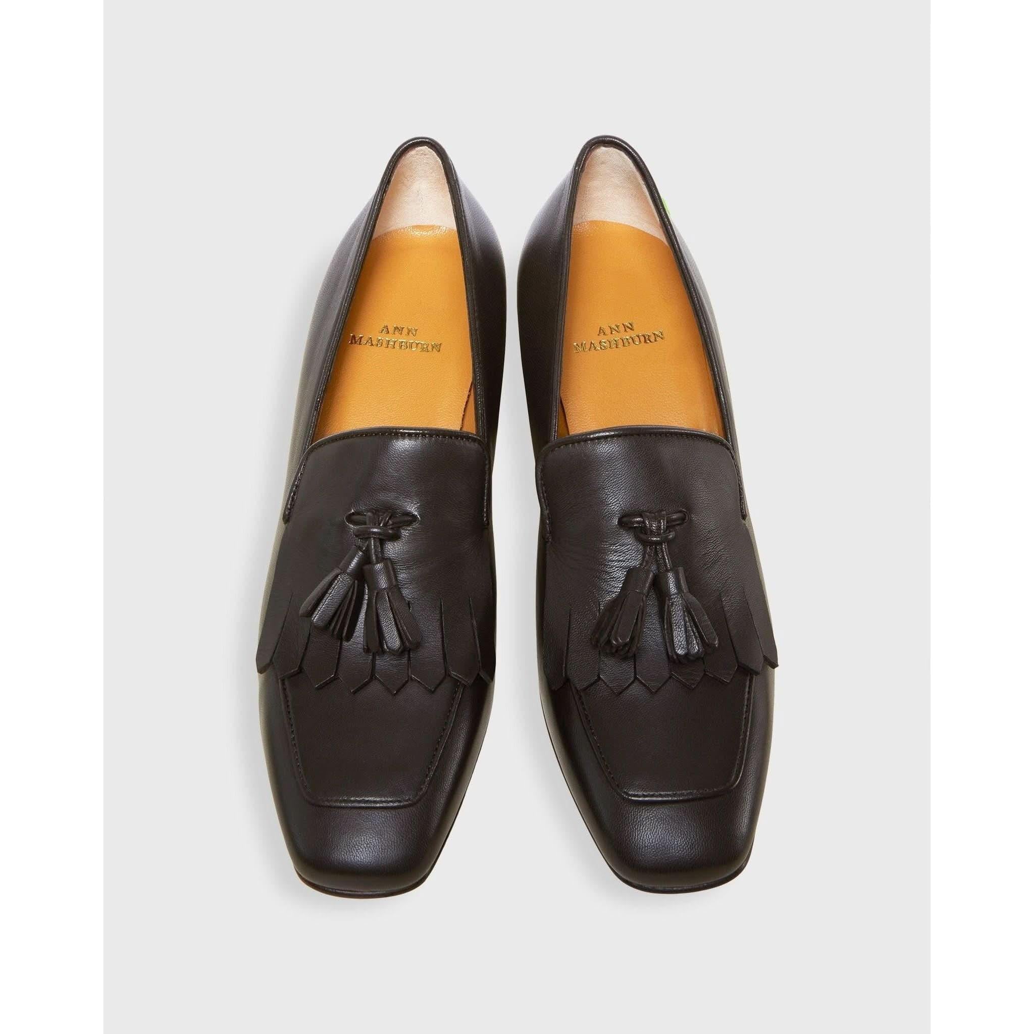 Kilt Heel Chocolate Leather