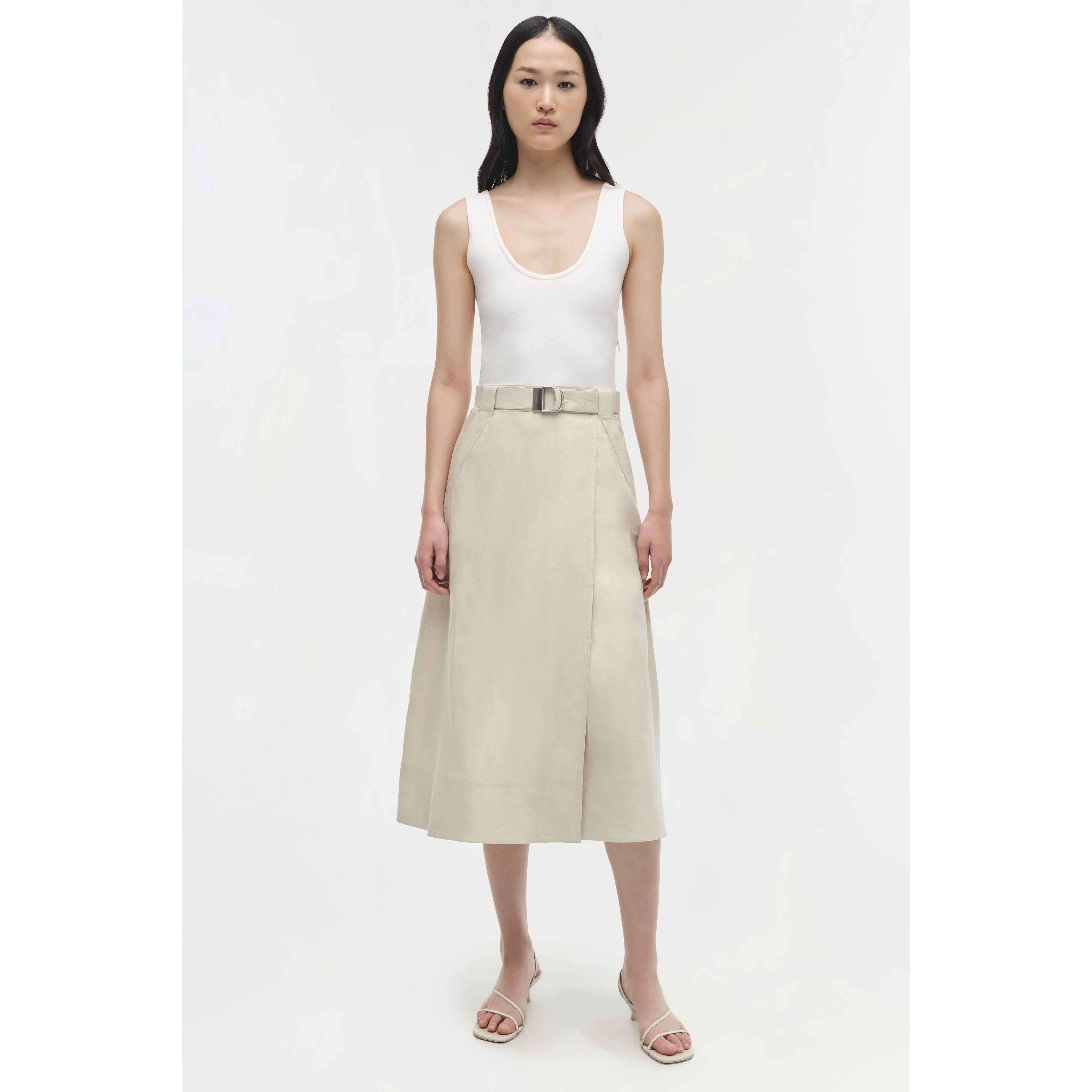 Camden Knit Linen Midi Dress
