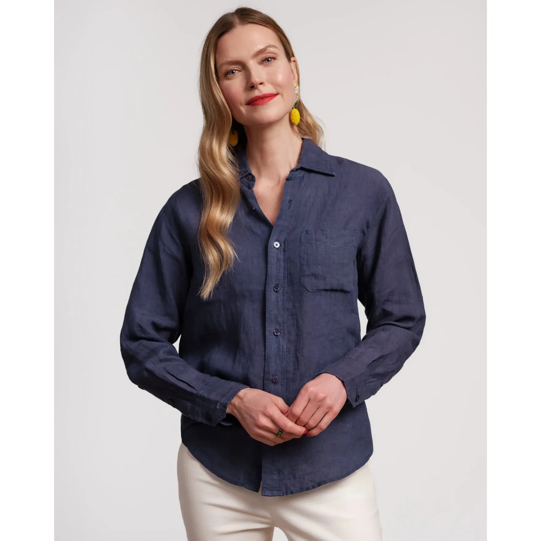 Perfect Button Down Navy