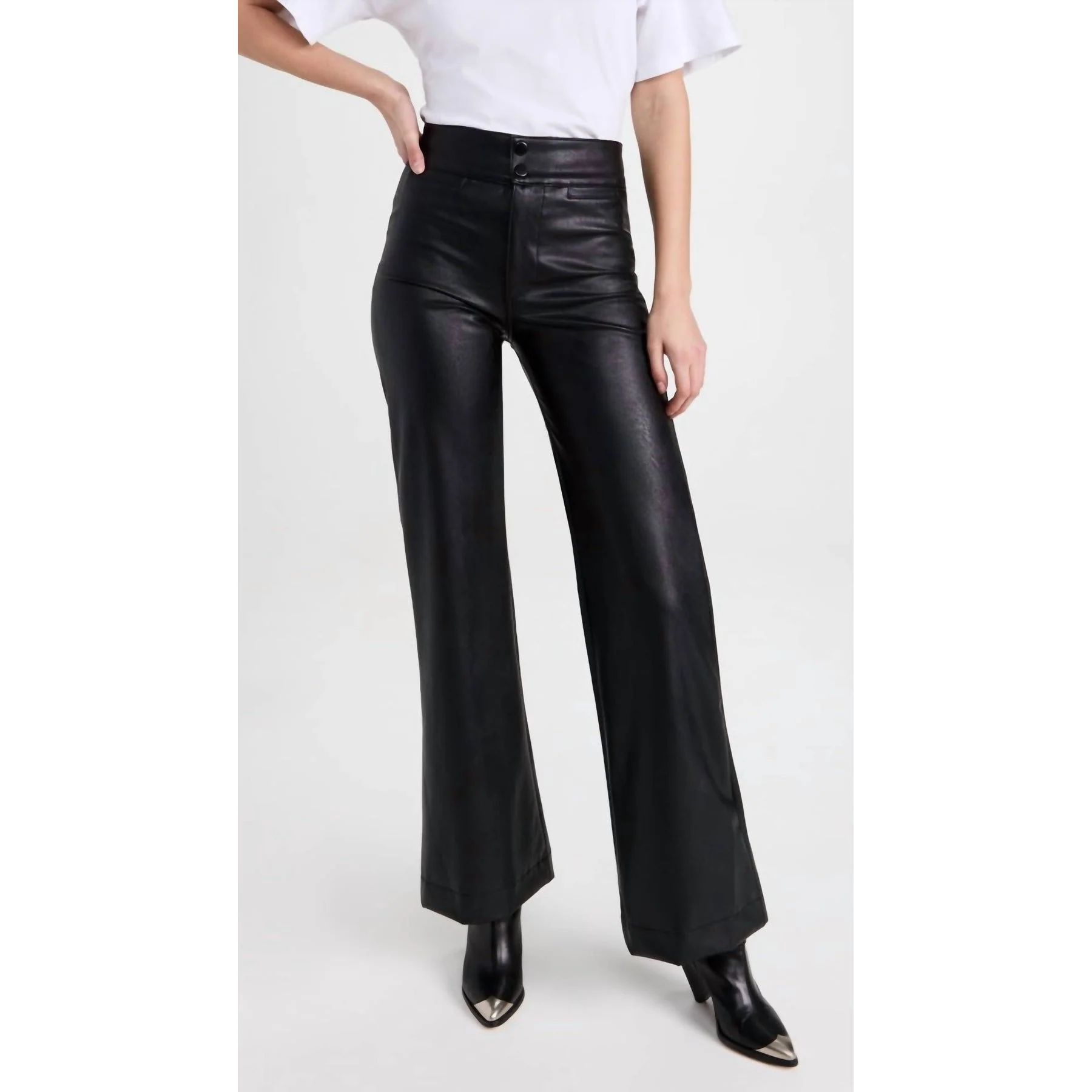 Vegan Brighton Wide Leg Black
