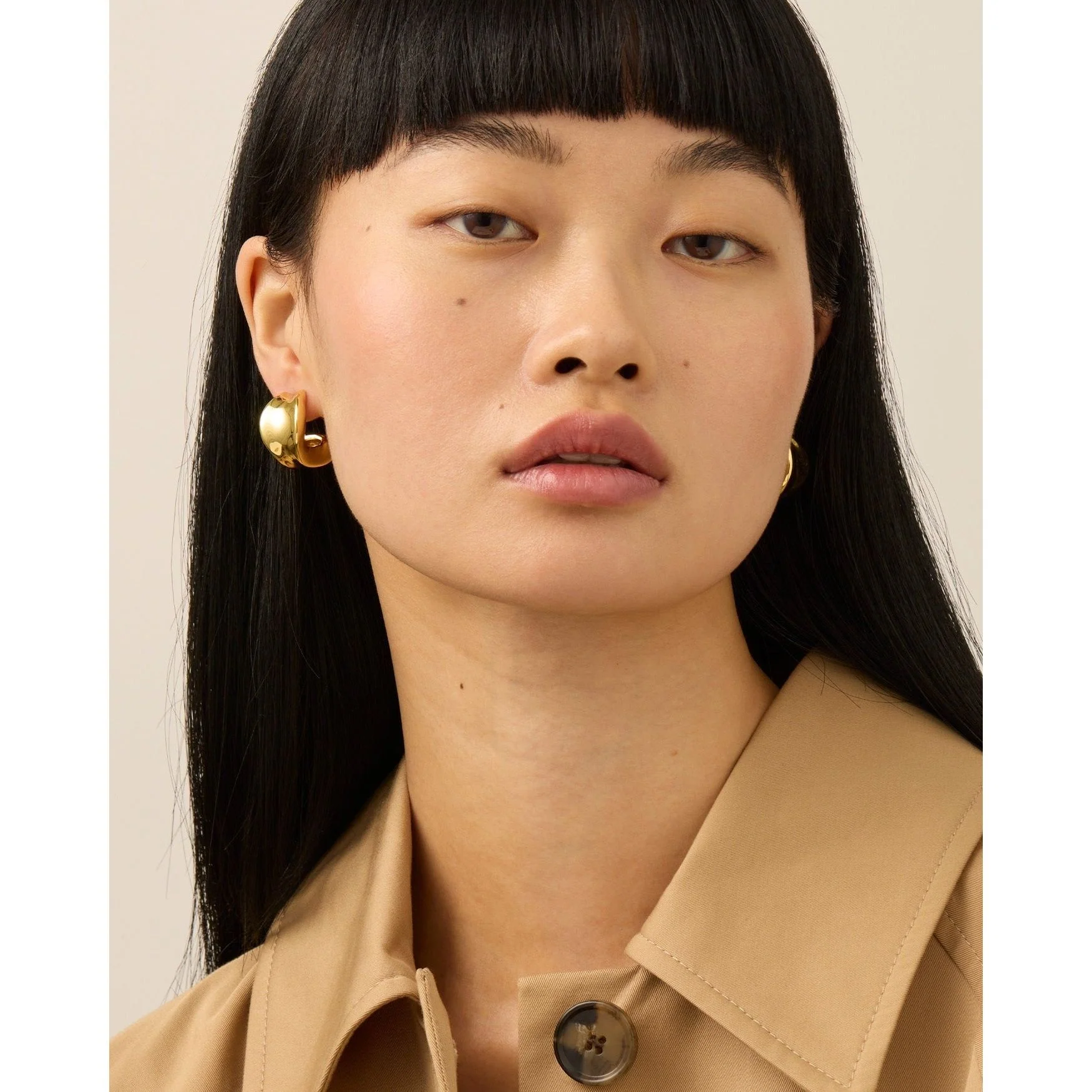 Chunky Doune Hoops Gold