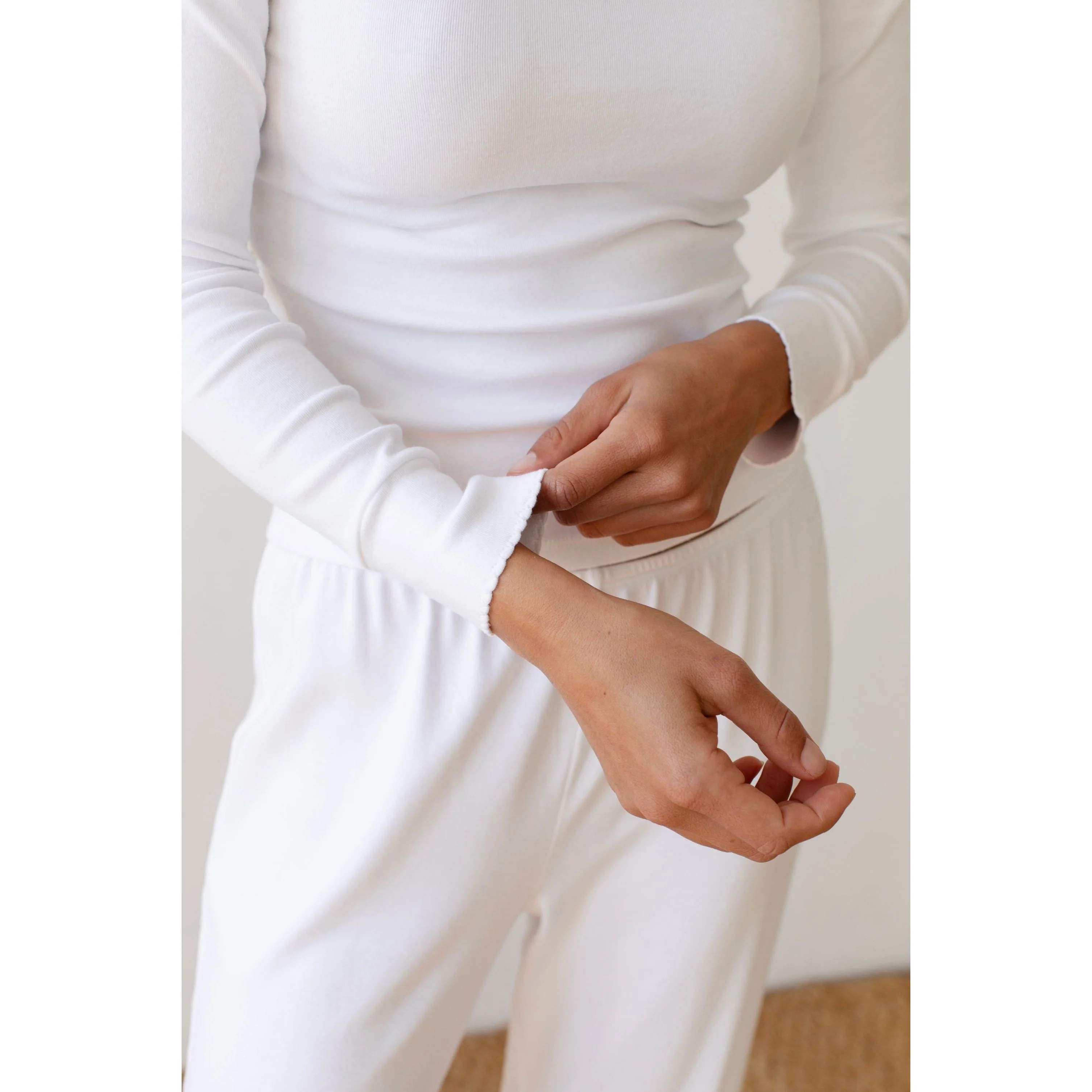 The Baby Rib Scallop Top