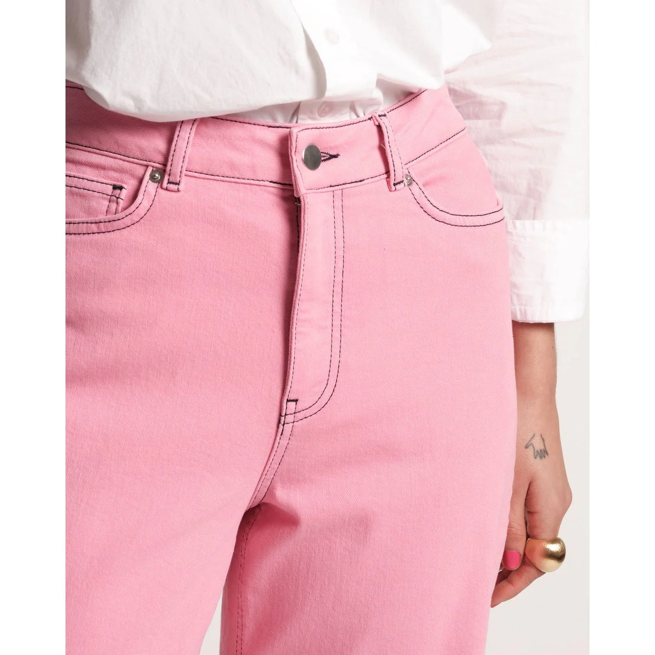 Ace Jean Stretch Denim Pink