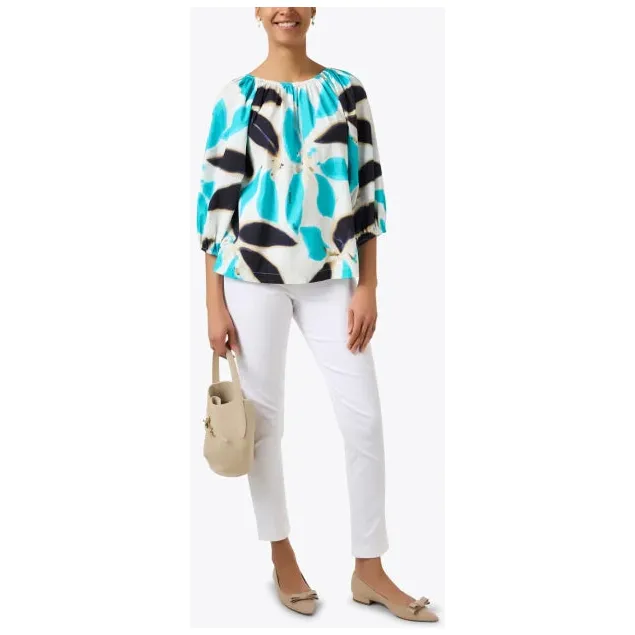 Bliss Top Banana Leaf Cotton Poplin