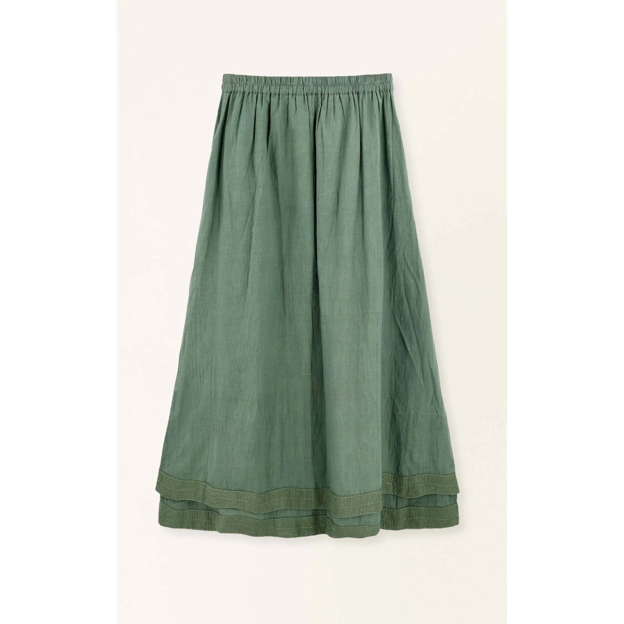 Verona Skirt in Verde Fossil