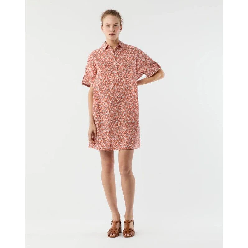 Molly Dress Orange Multifloral