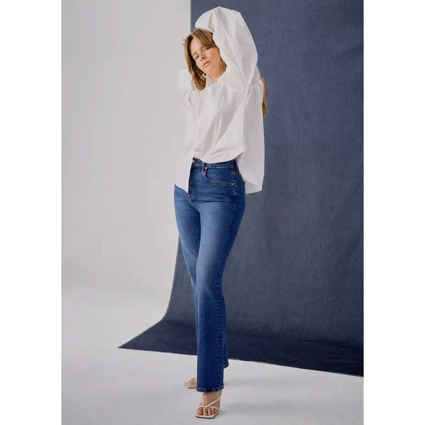 Crosby Frankie High Rise Straight Mercer