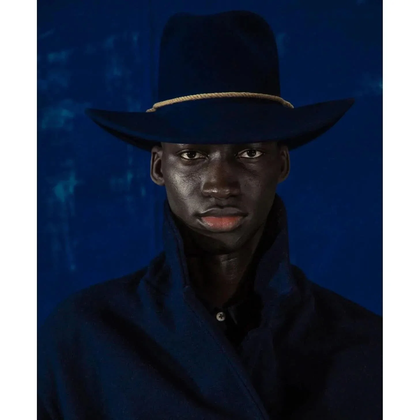 Felted Wool Hat Navy