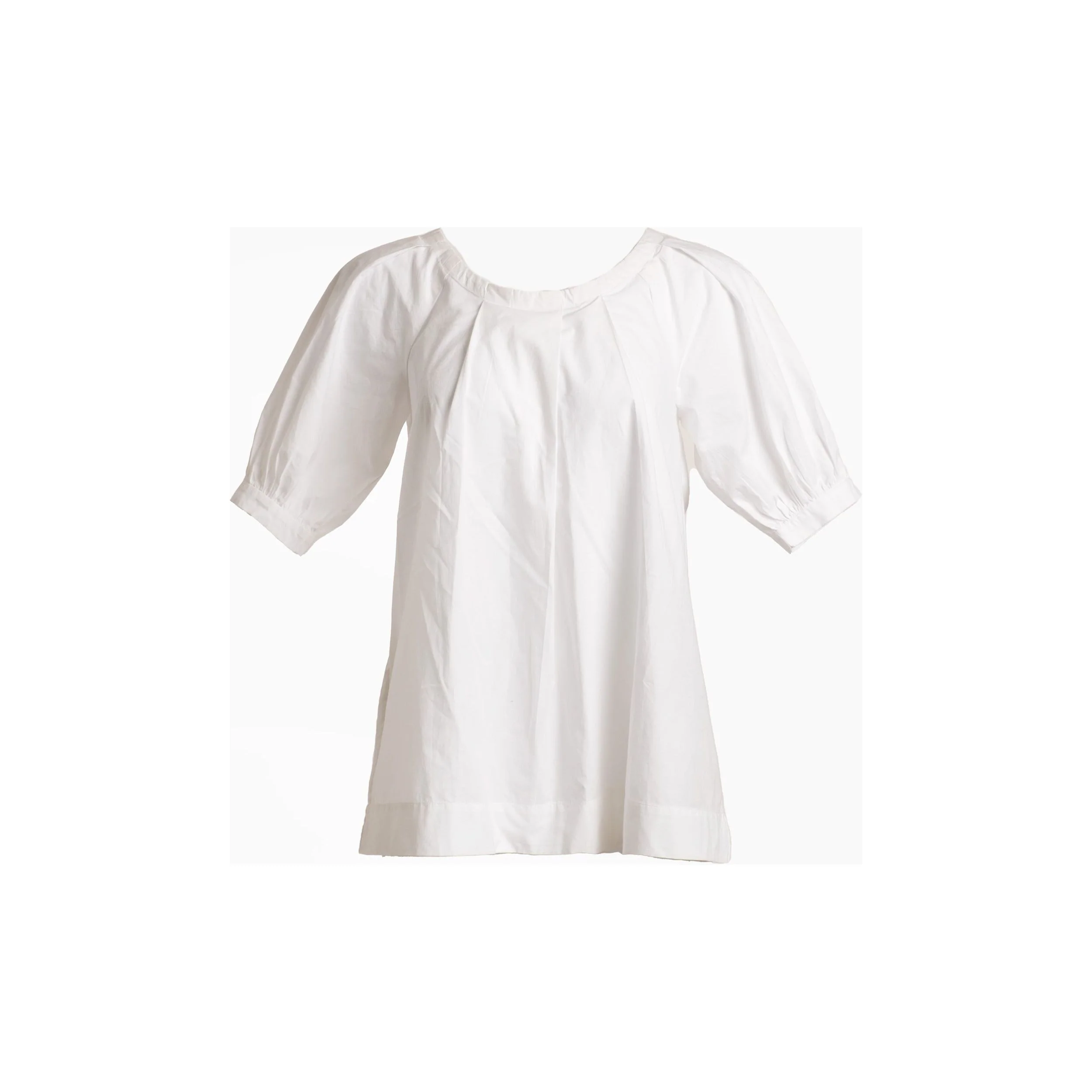 Zonda Top Cotton Poplin White