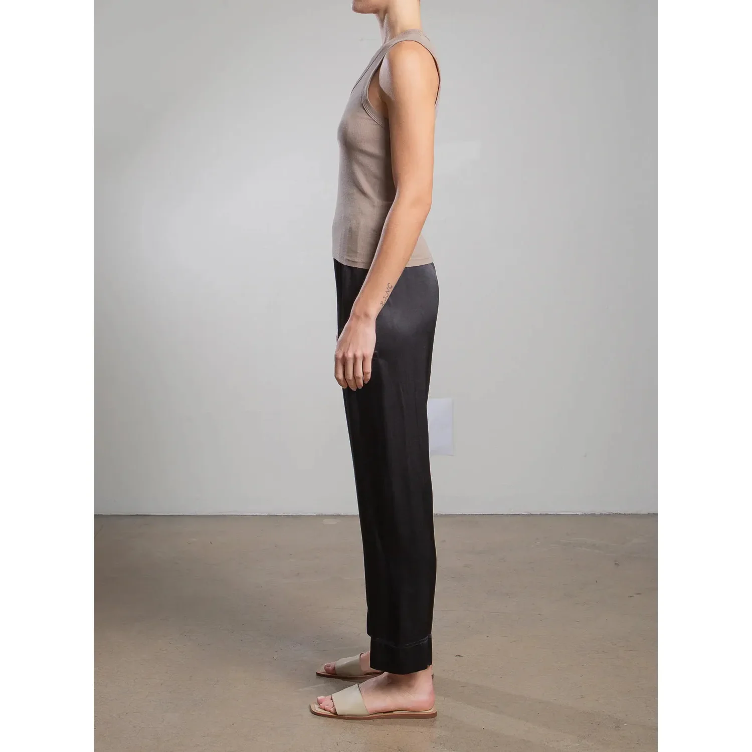 Calen Pant in Vintage Satin
