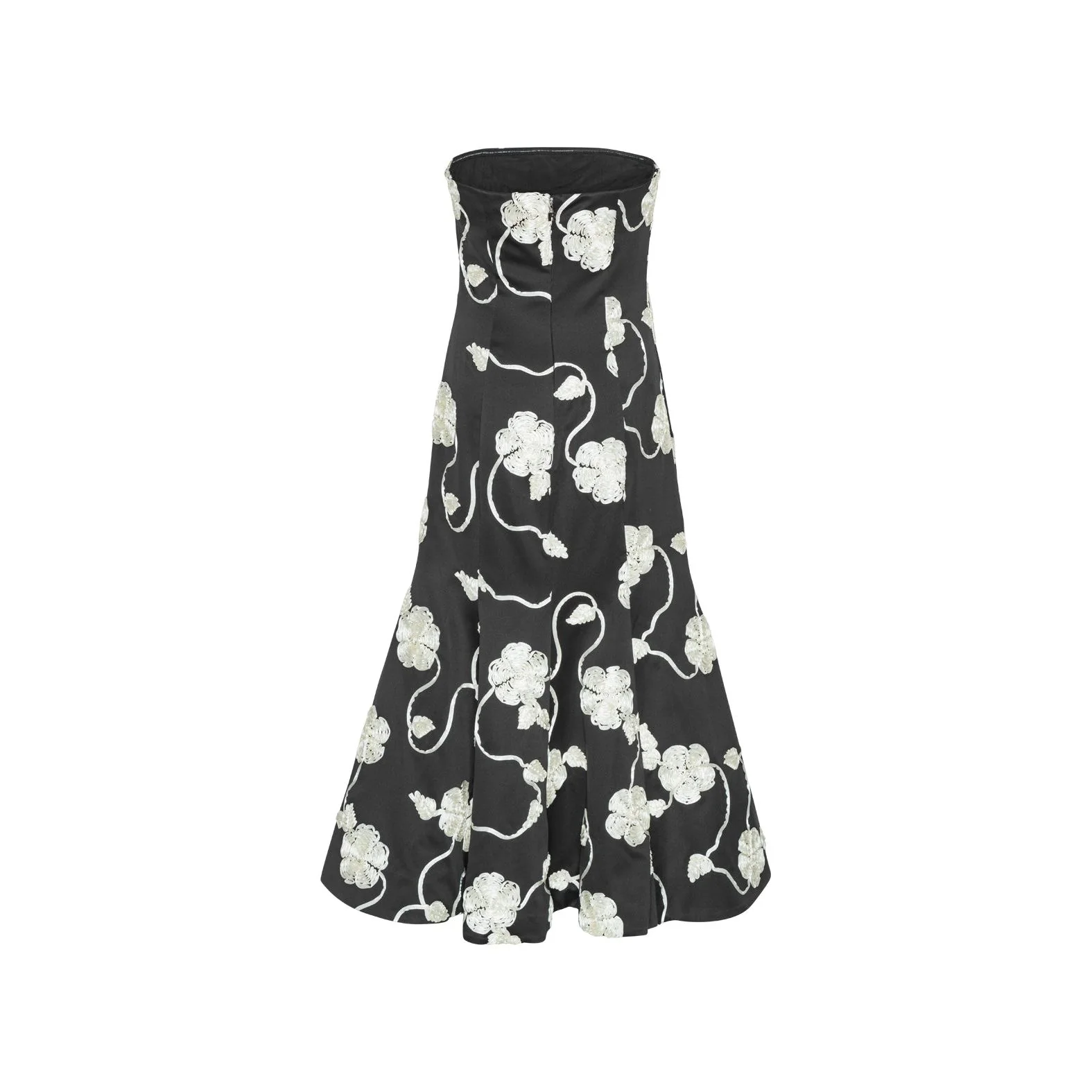 3D Flower Midi Dress