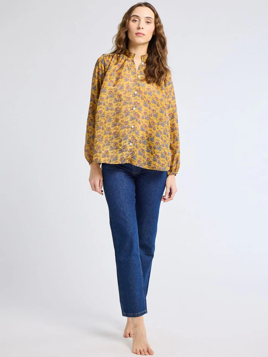 Francesca Top in Rattan