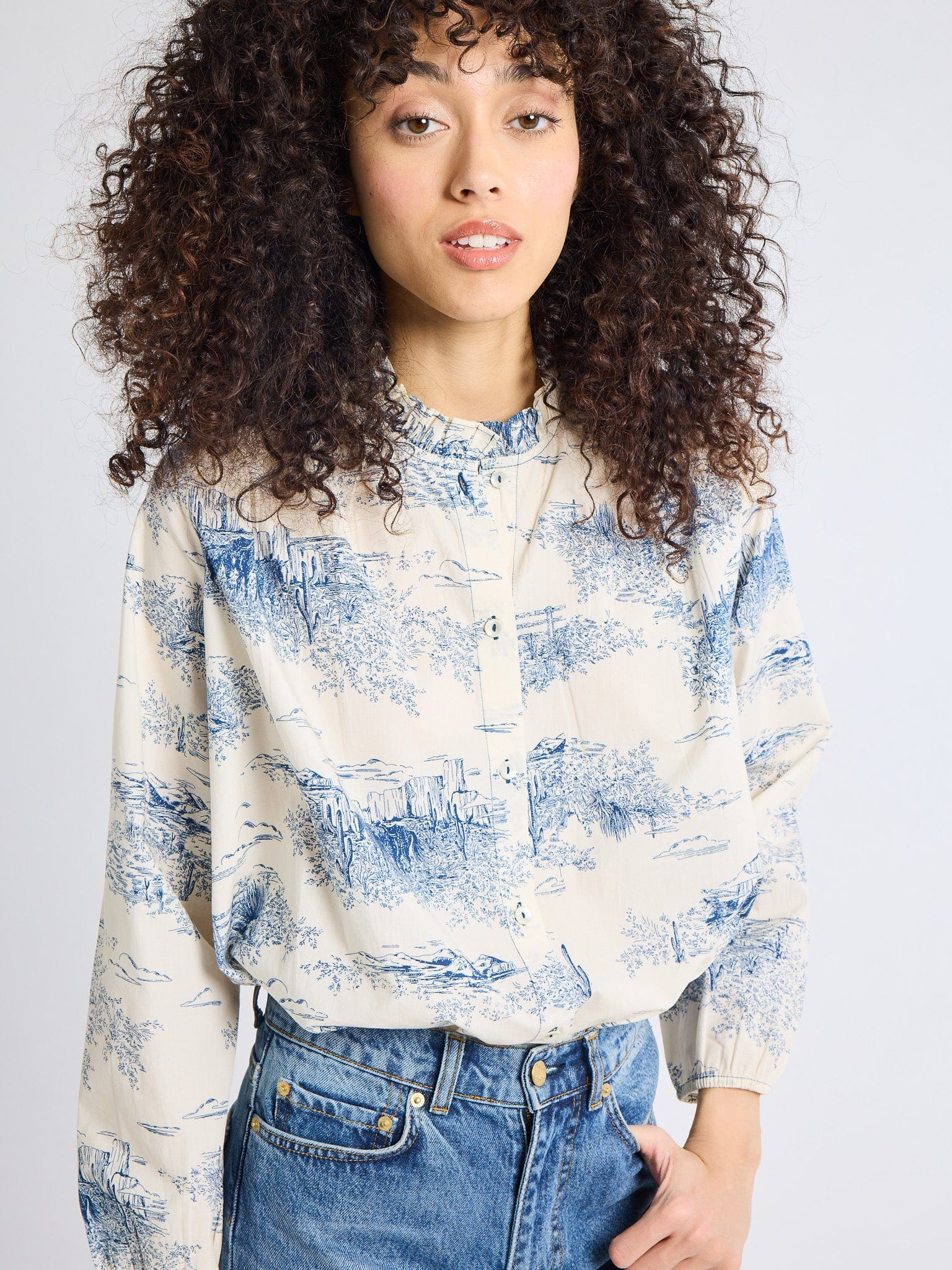 Francesca Top in Western Tolie