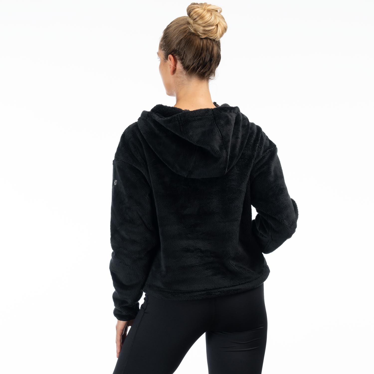 CASCADE 1/4 ZIP CROP HOODIE