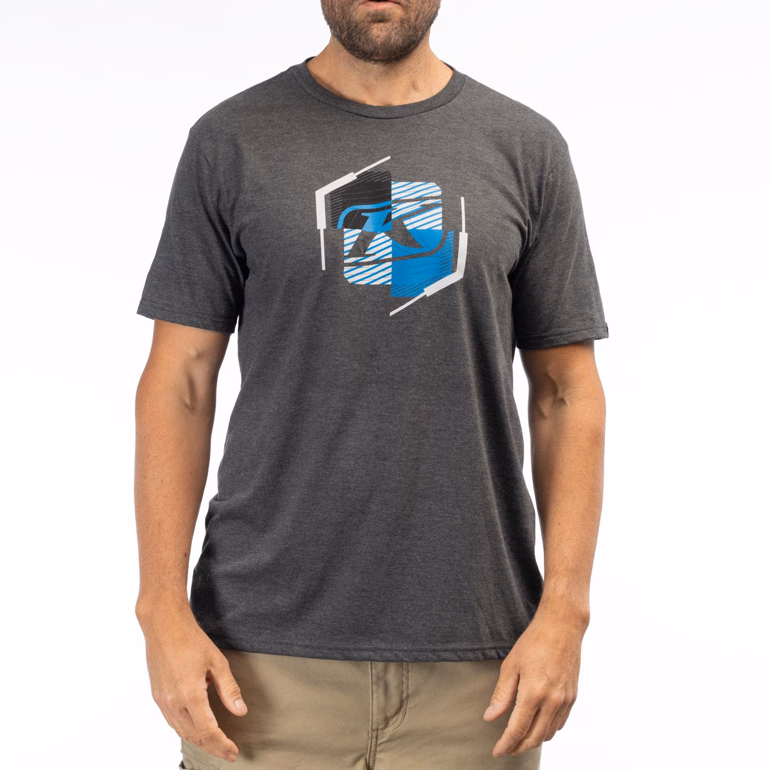 K SHIELD CREST TRI-BLEND TEE