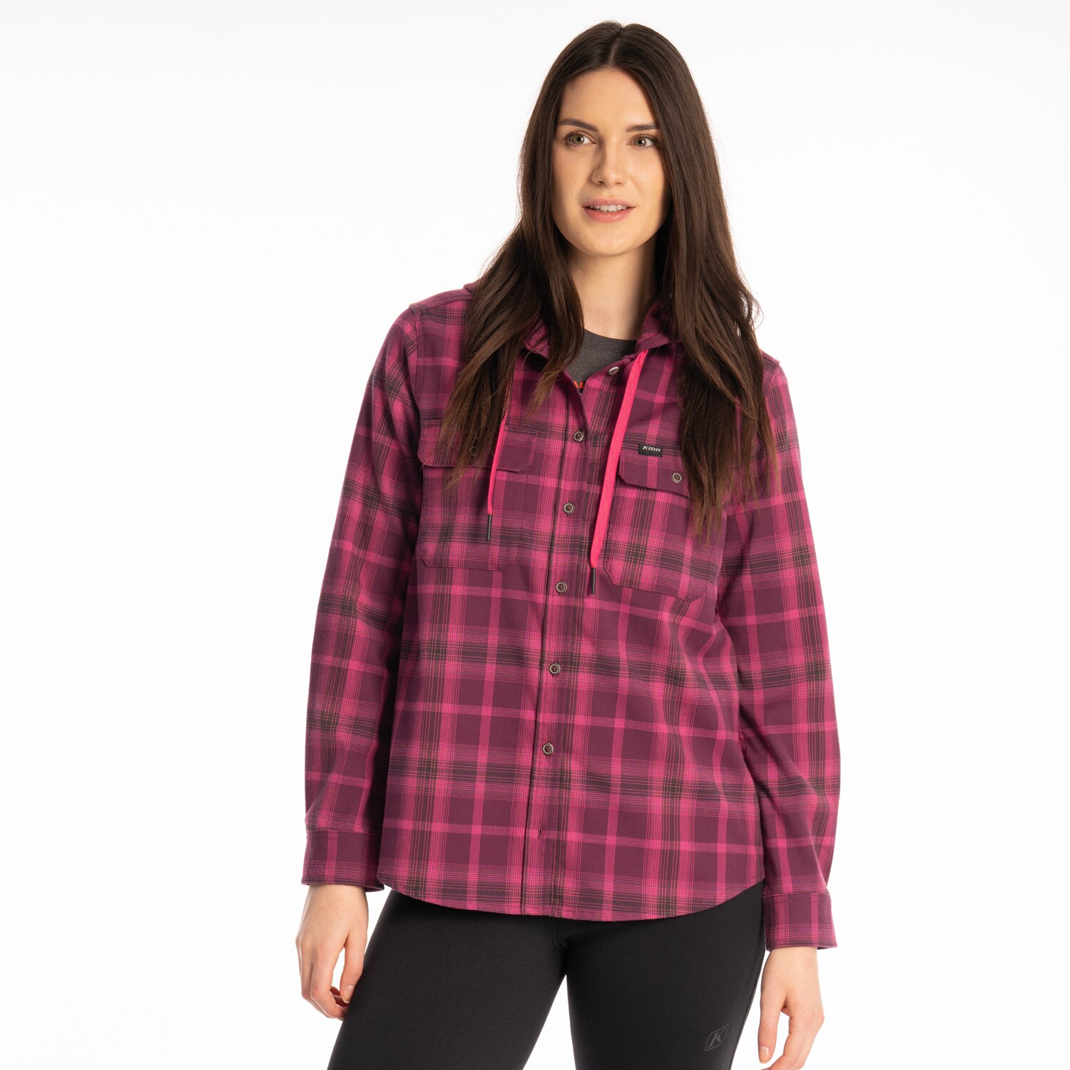 GINNY MOUNTAIN MIDWEIGHT STRETCH FLANNEL HOODIE