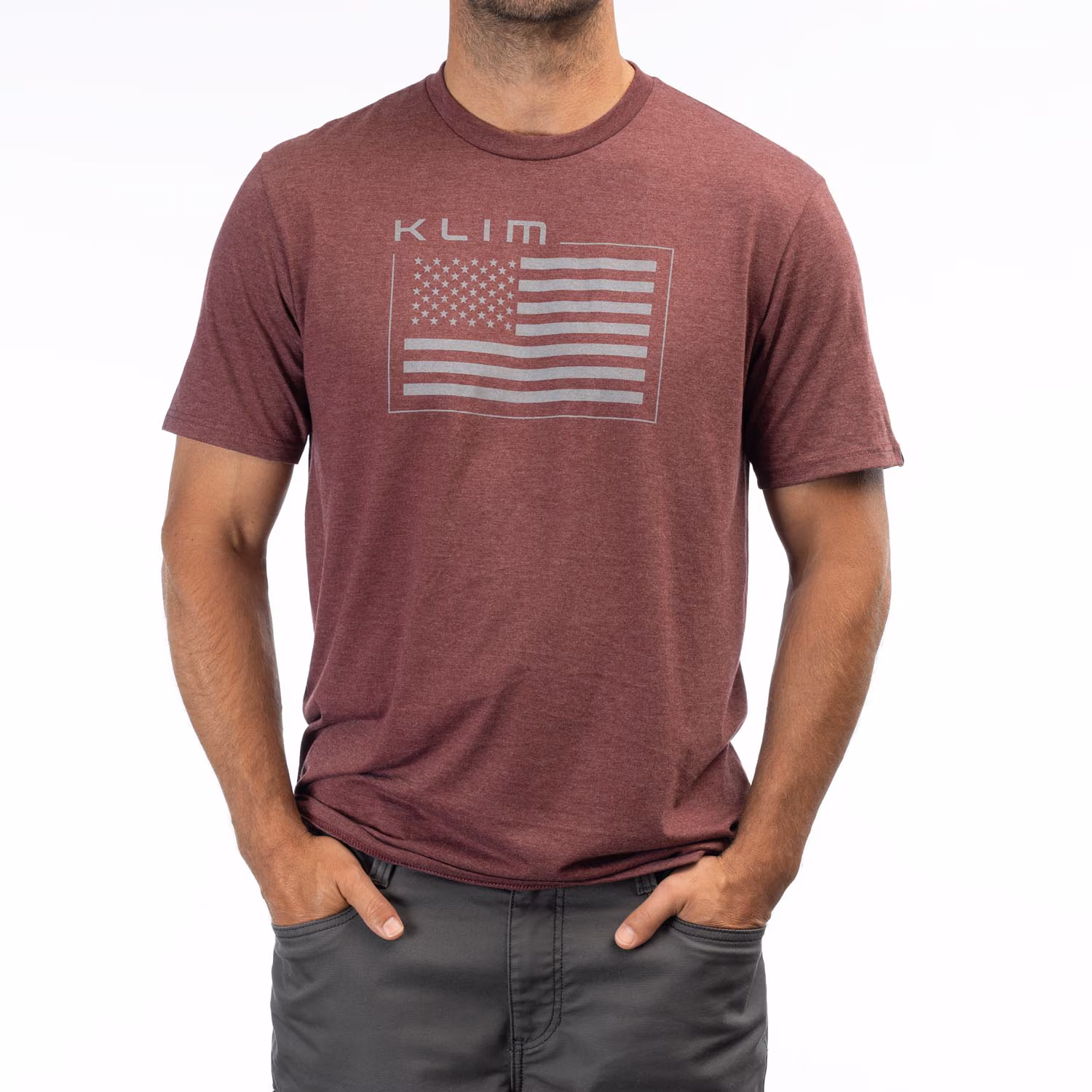 PATRIOT KLIM FLAG TRI-BLEND TEE