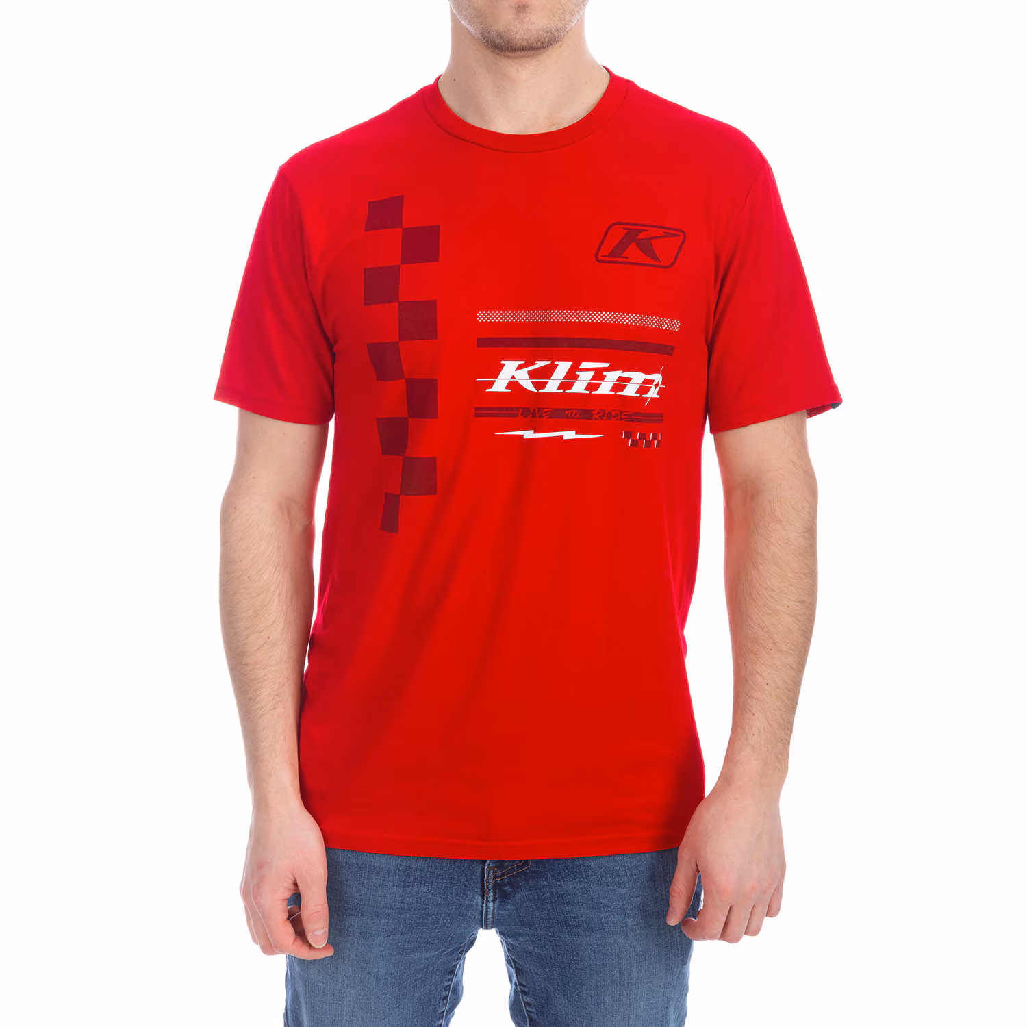 CHECKERED FLAG TRI-BLEND TEE