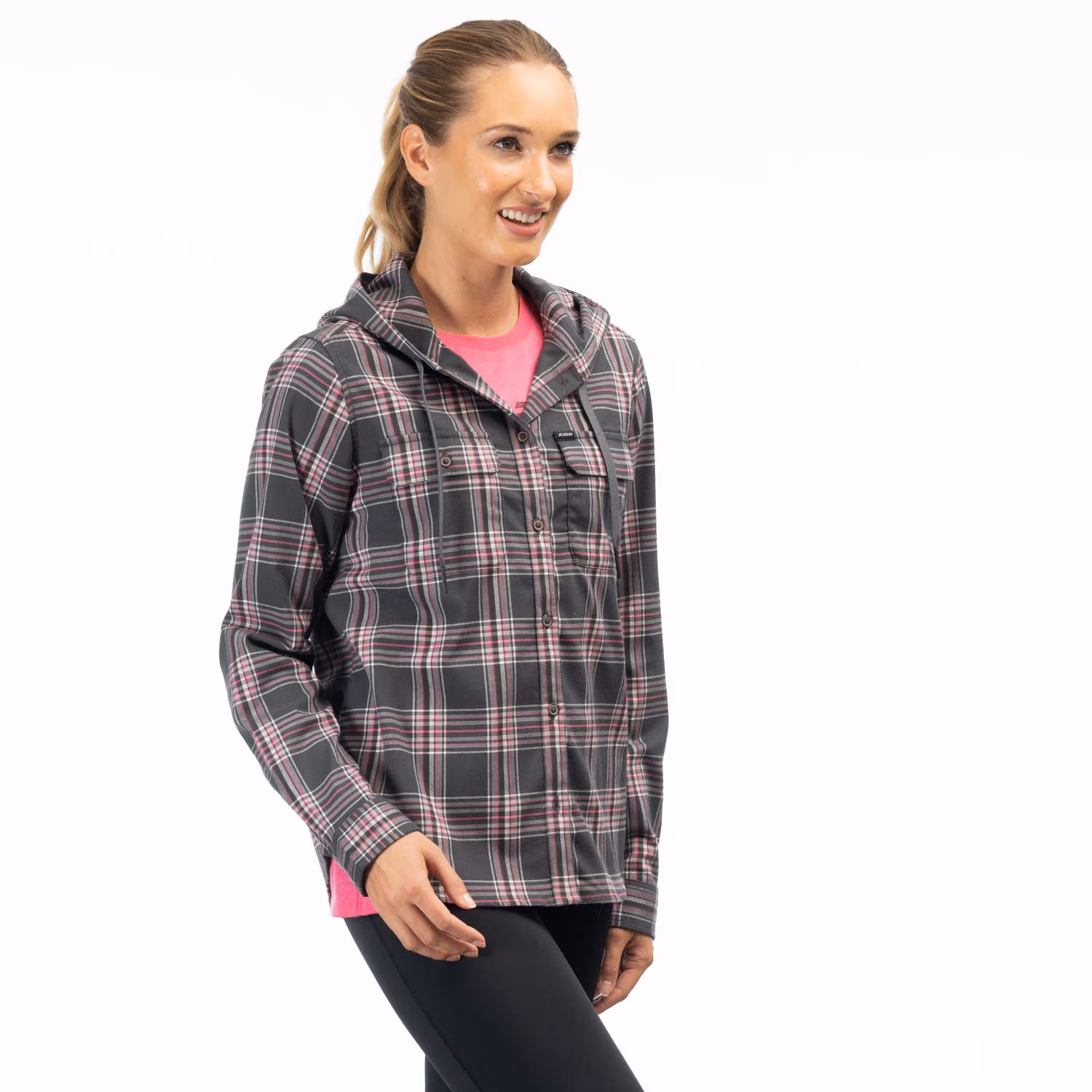 GINNY MOUNTAIN MIDWEIGHT STRETCH FLANNEL HOODIE