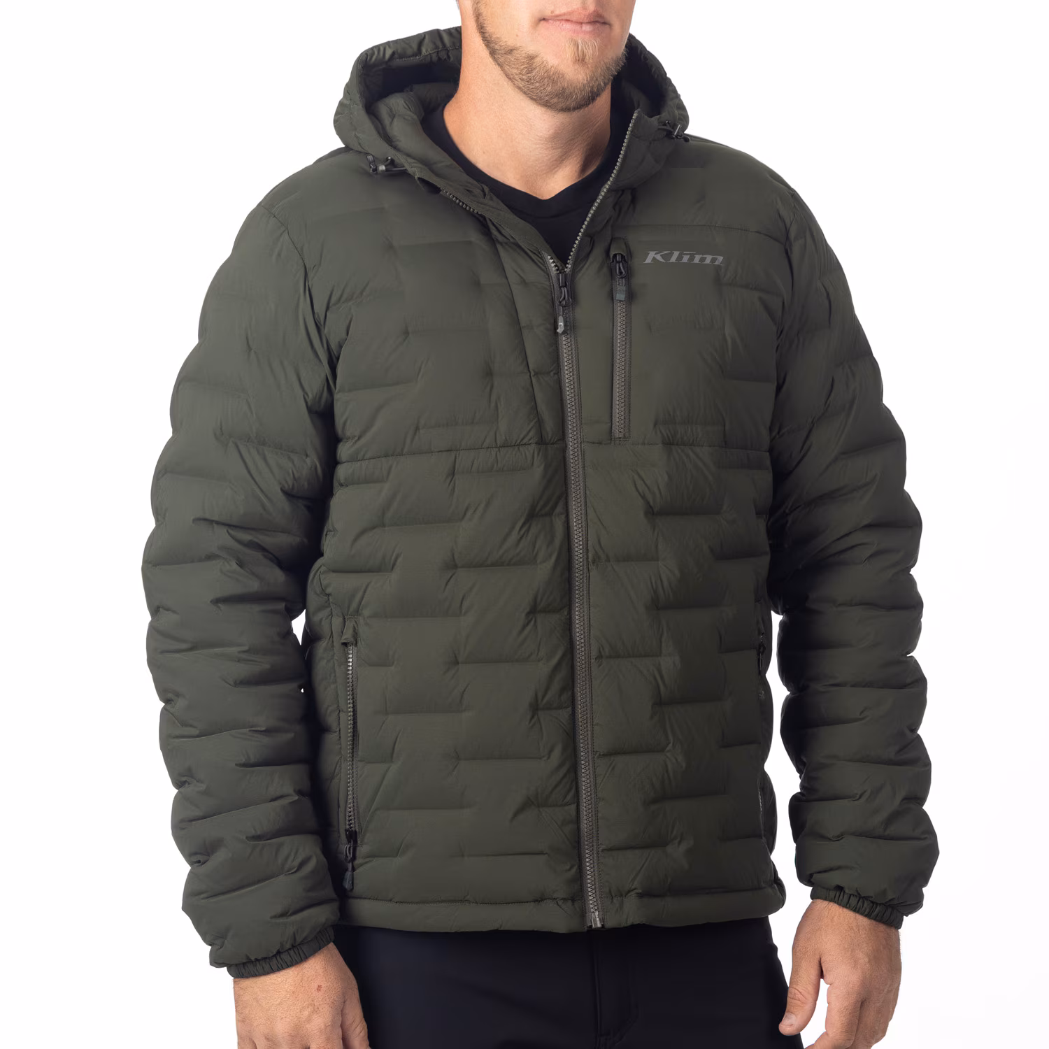 BOULDER STRETCH DOWN HOODED JACKET