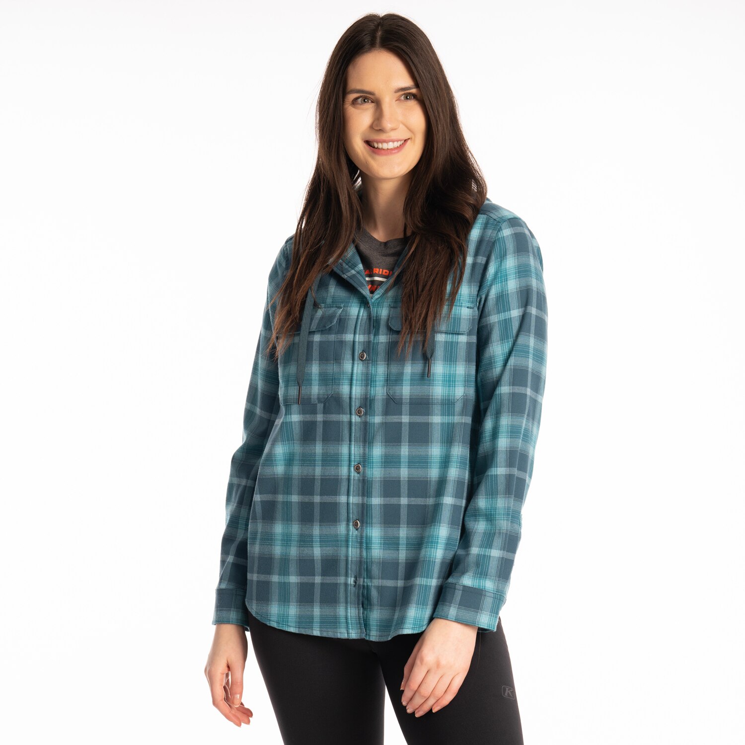 GINNY MOUNTAIN MIDWEIGHT STRETCH FLANNEL HOODIE