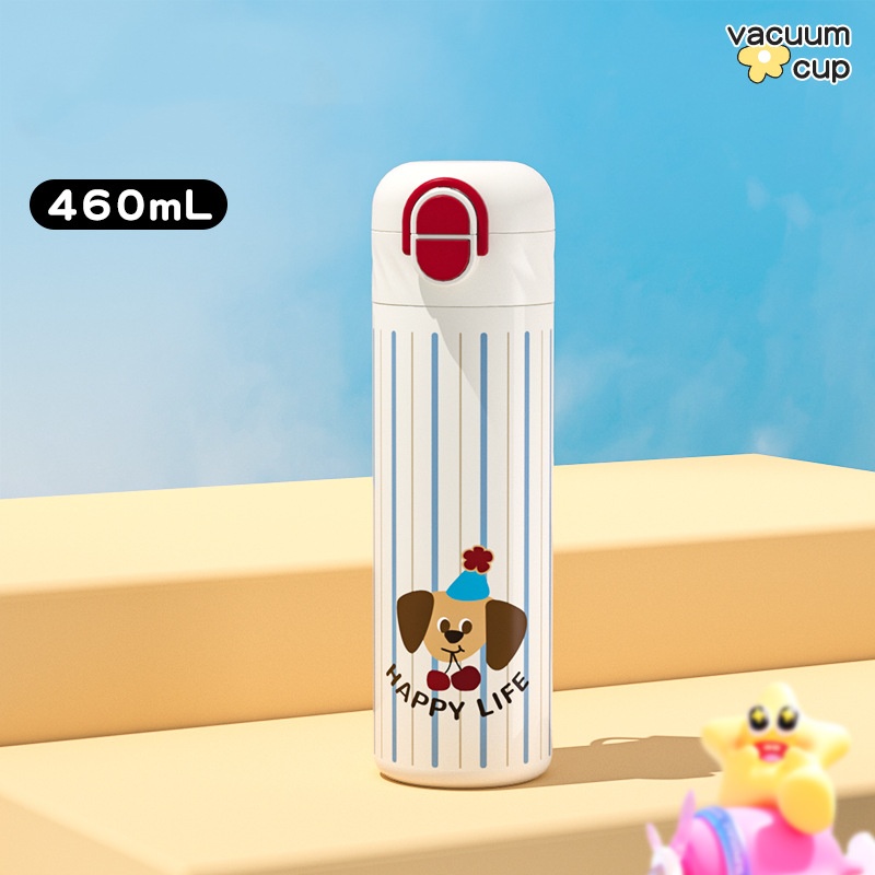 Cartoon Dog Vacuum Insulated Water Bottle