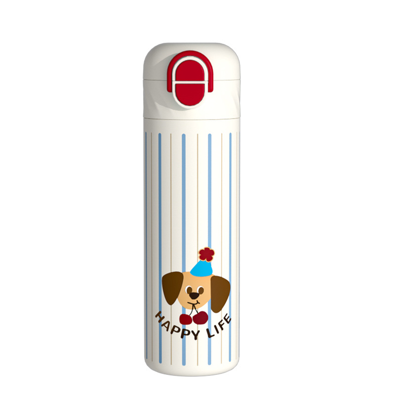 Cartoon Dog Vacuum Insulated Water Bottle