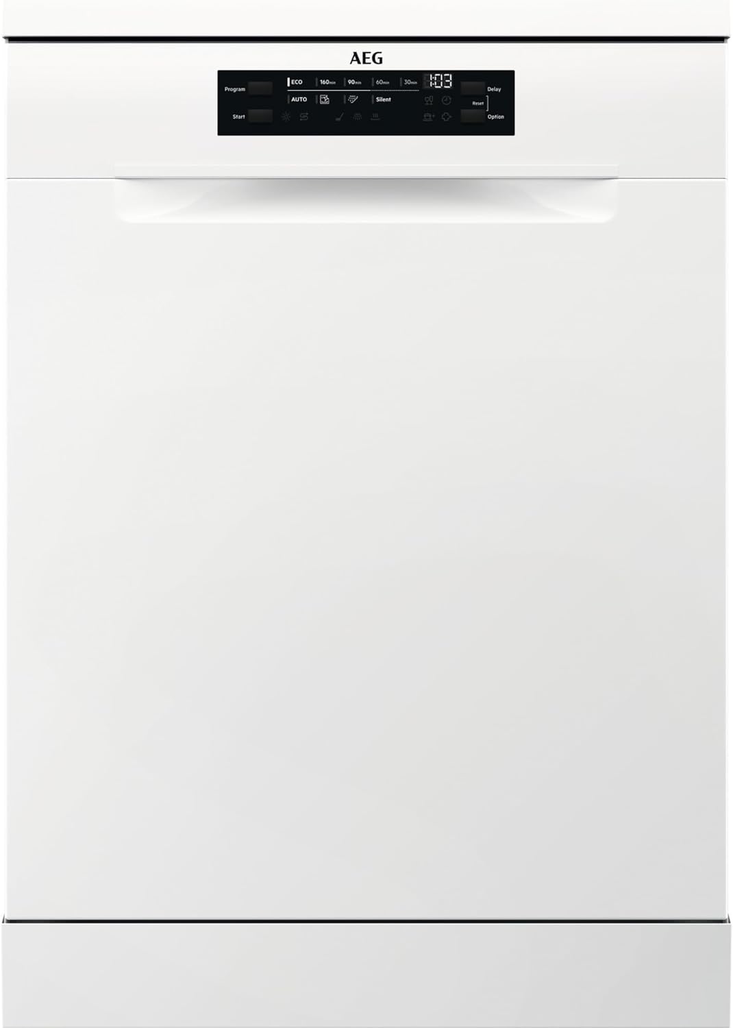 AEG Vollintegrierter Geschirrspüler 60cm, Spülmaschine Serie 7000: mit Glasschutz, Energieklasse A, Besteckschublade, personalisierte Zeit-Steuerung, leise 41dB, ComfortRails, Wasserstopp, FSE7676AP